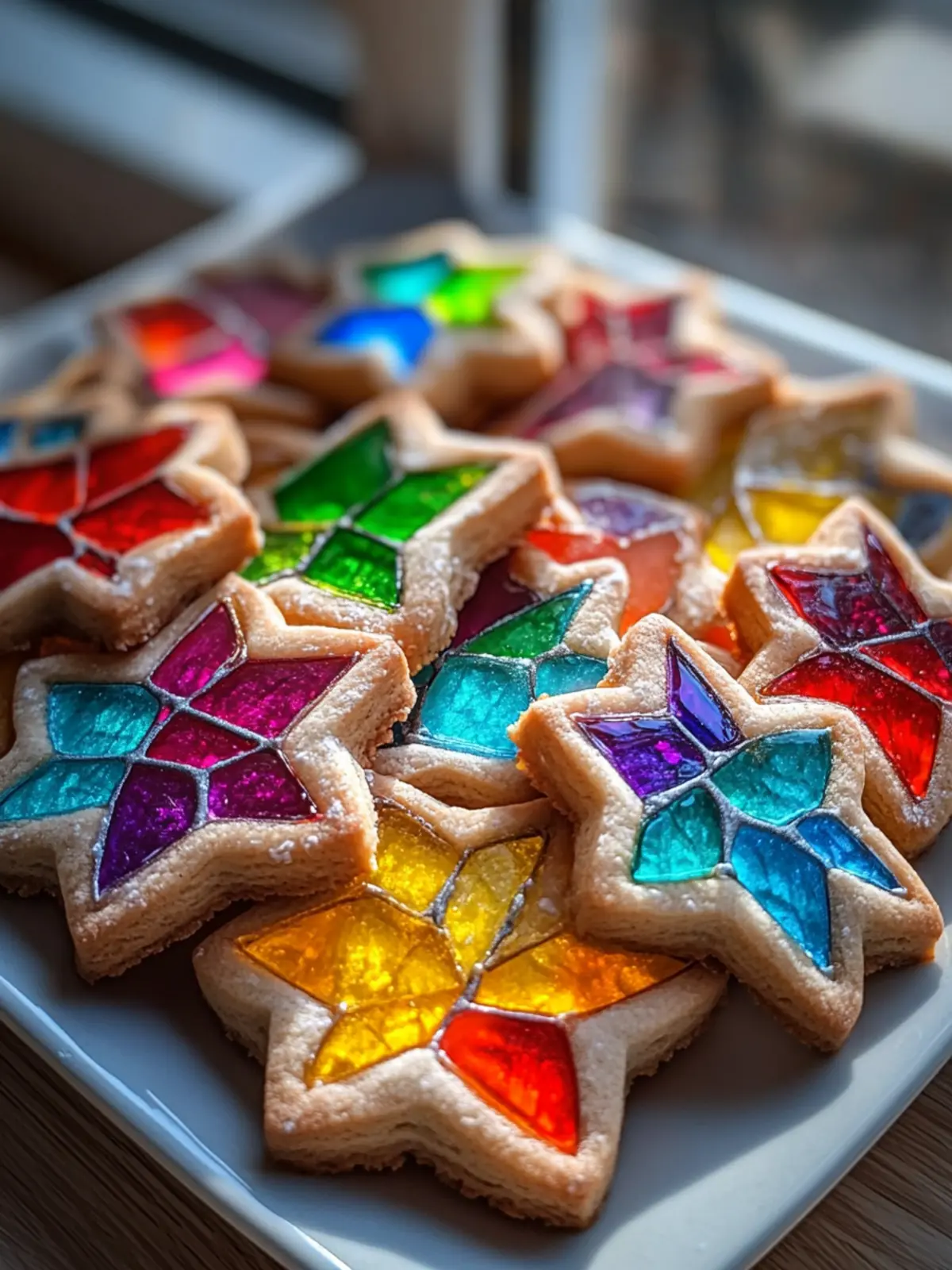 Stained Glass Cookies: Colorful Delights for Festive Fun 4 Stained Glass Cookies