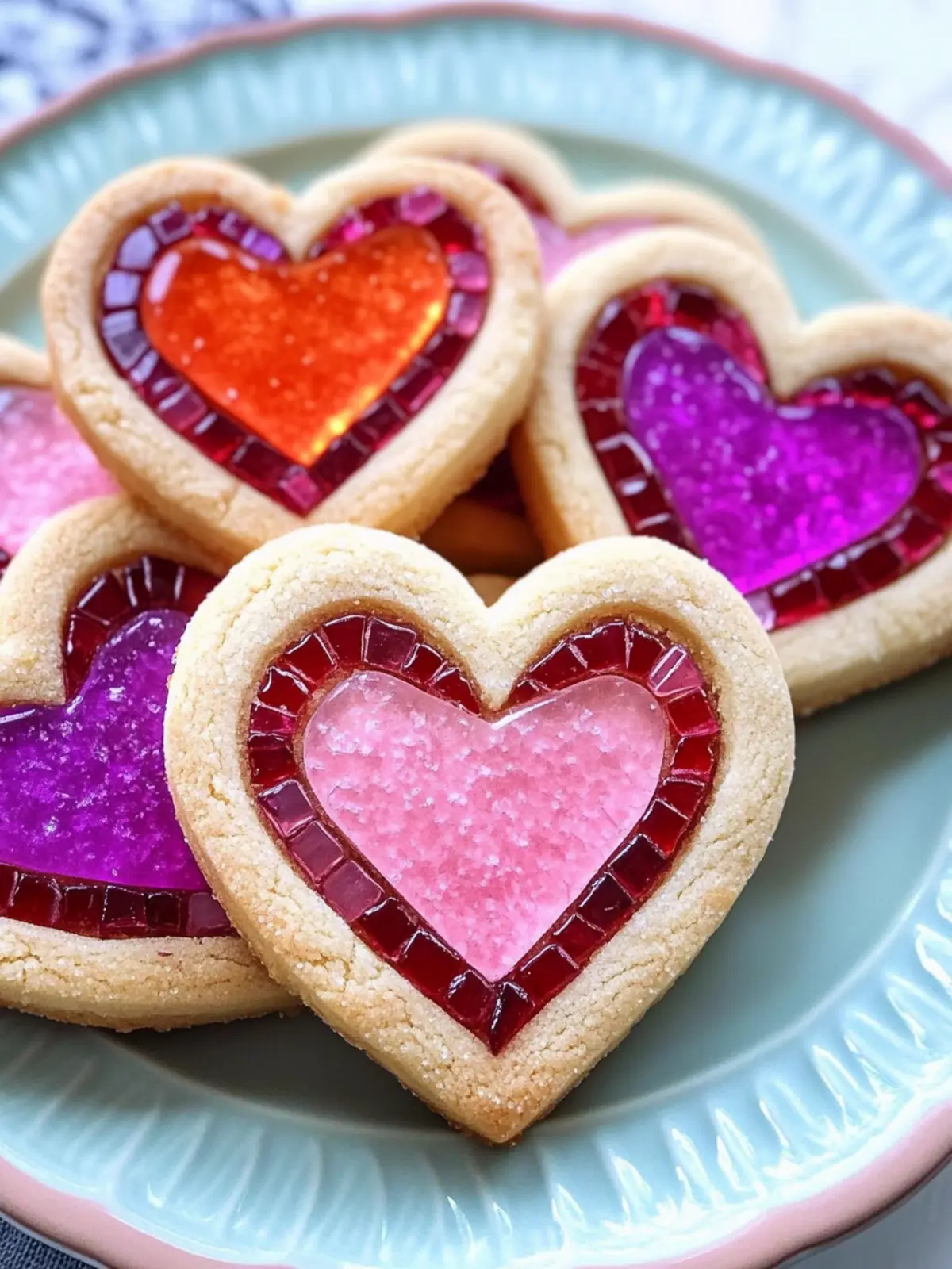 Delicious Stained Glass Heart Cookies for Your Sweetheart 2 Stained Glass Heart Cookies
