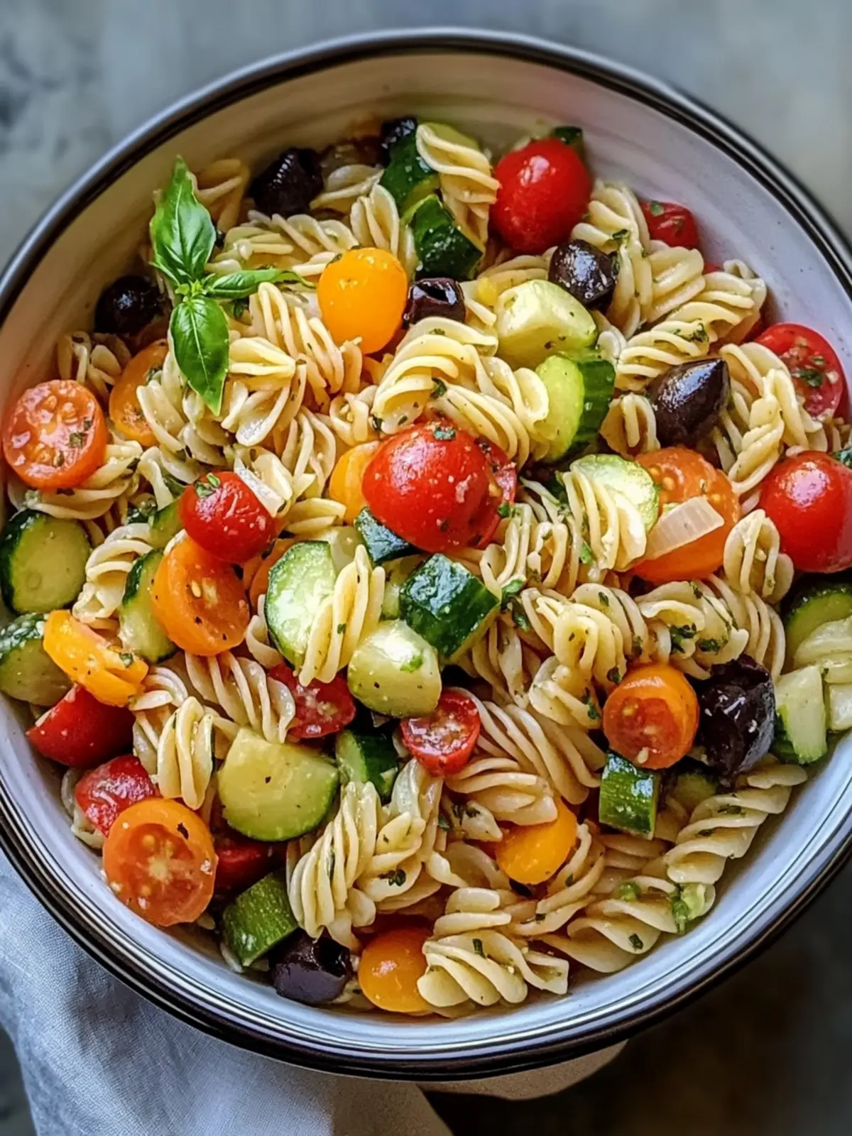 Vibrant Garden Vegetable Pasta Salad for a Refreshing Summer 4 Vibrant Garden Vegetable Pasta Salad