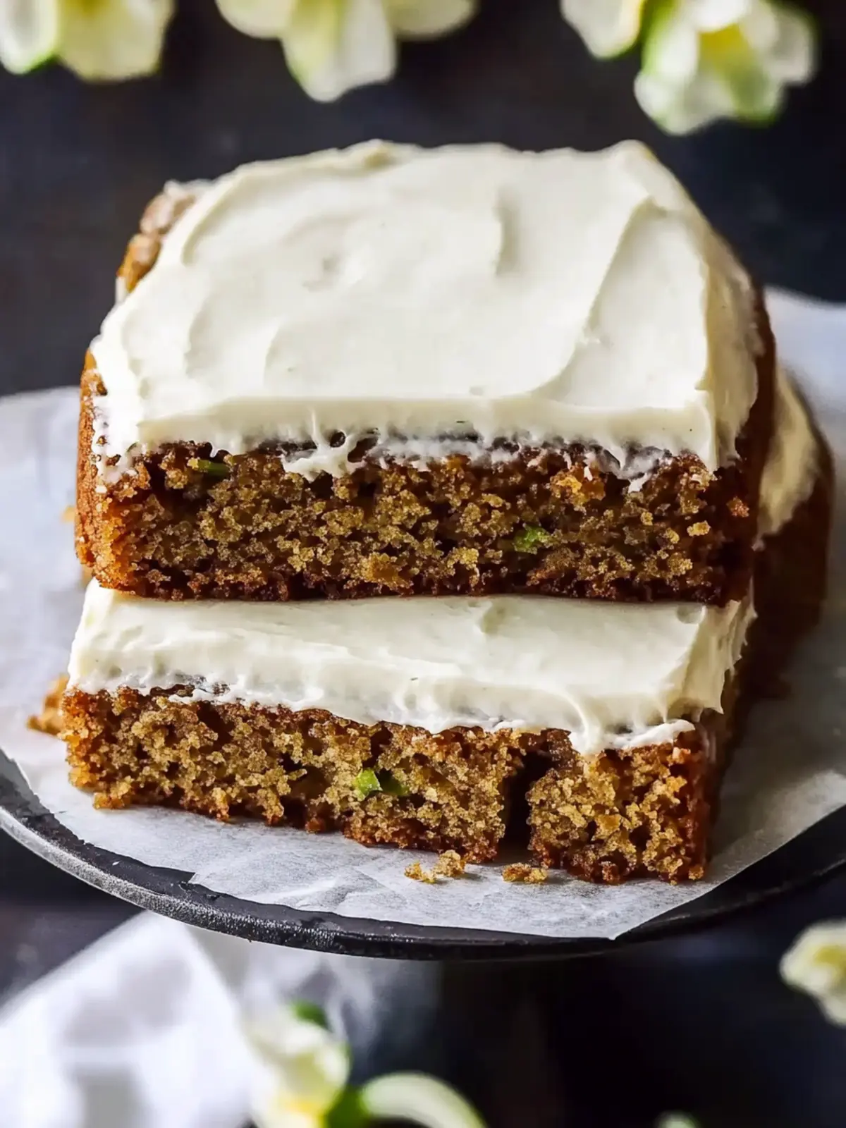 Banana Zucchini Cake with Cream Cheese Frosting Bliss 4 Banana Zucchini Cake with Cream Cheese Frosting
