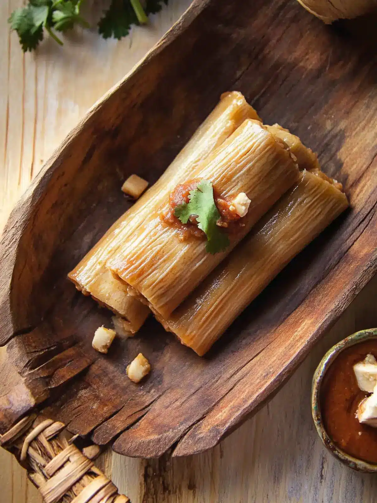 Irresistible Tamales de Cajeta: Sweet Caramel Bliss Unwrapped 4 Tamales de Cajeta
