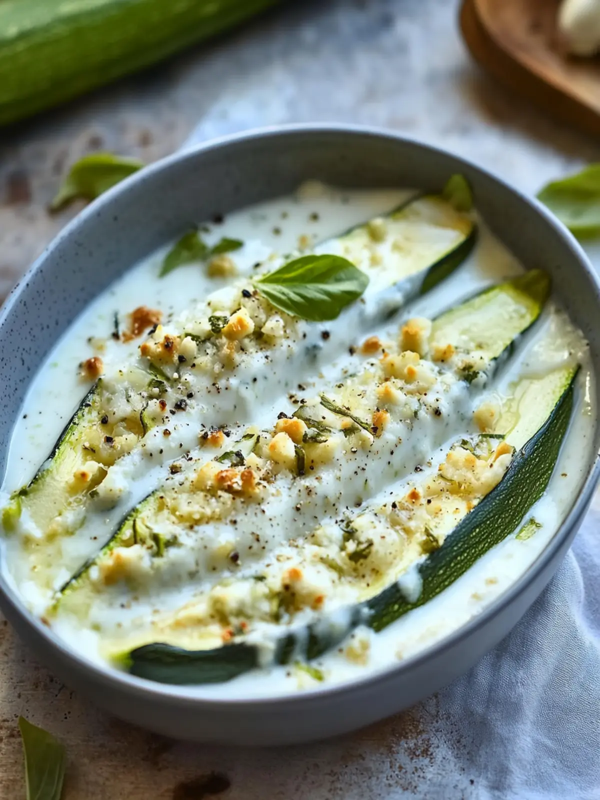 Delicious Stuffed Zucchini in Yogurt for Cozy Family Nights 2 Stuffed Zucchini in Yogurt