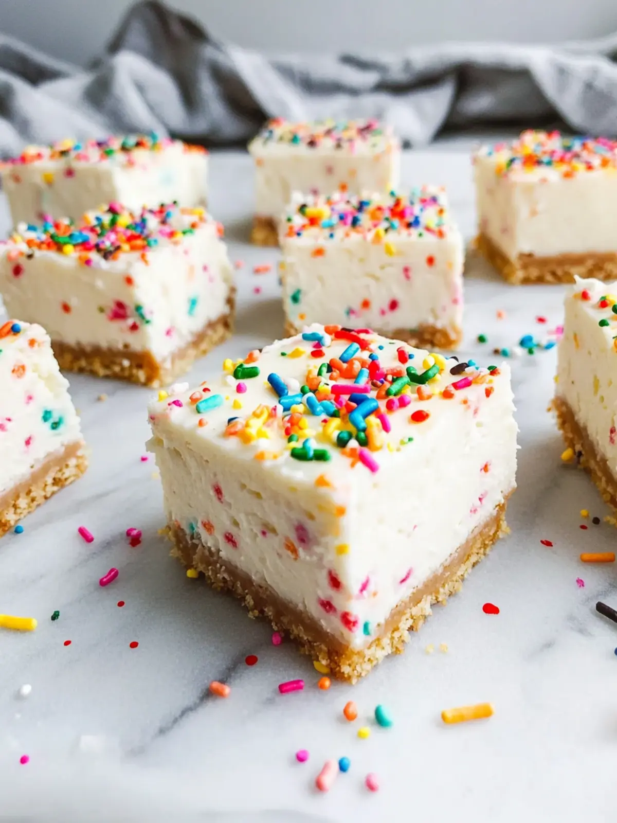 Delightful Funfetti Cheesecake Bars That Make Every Day Special 4 Funfetti Cheesecake Bars