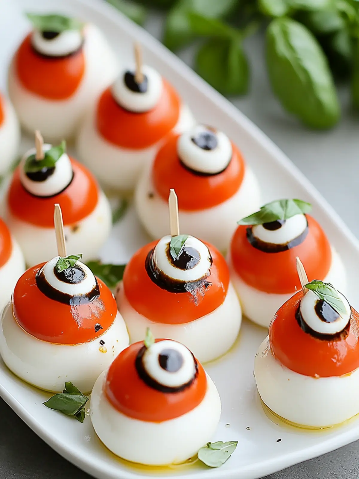 Creepy Eyeball Caprese Bites for Spooky Halloween Fun 4 Eyeball Caprese Bites