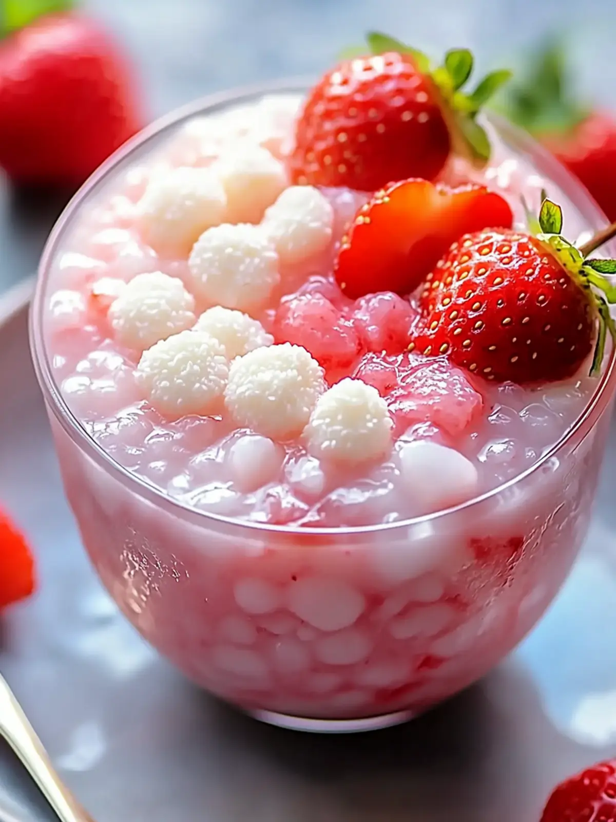Strawberry Coconut Tapioca: A Tropical Dessert You ll Love 2 Strawberry Coconut Tapioca