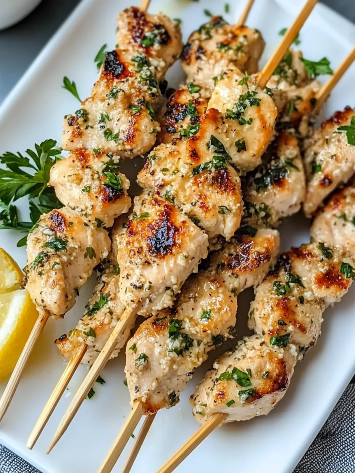 Ranch Garlic Parmesan Chicken Skewers Recipe for Easy Grilling 4 Ranch Garlic Parmesan Chicken Skewers Recipe