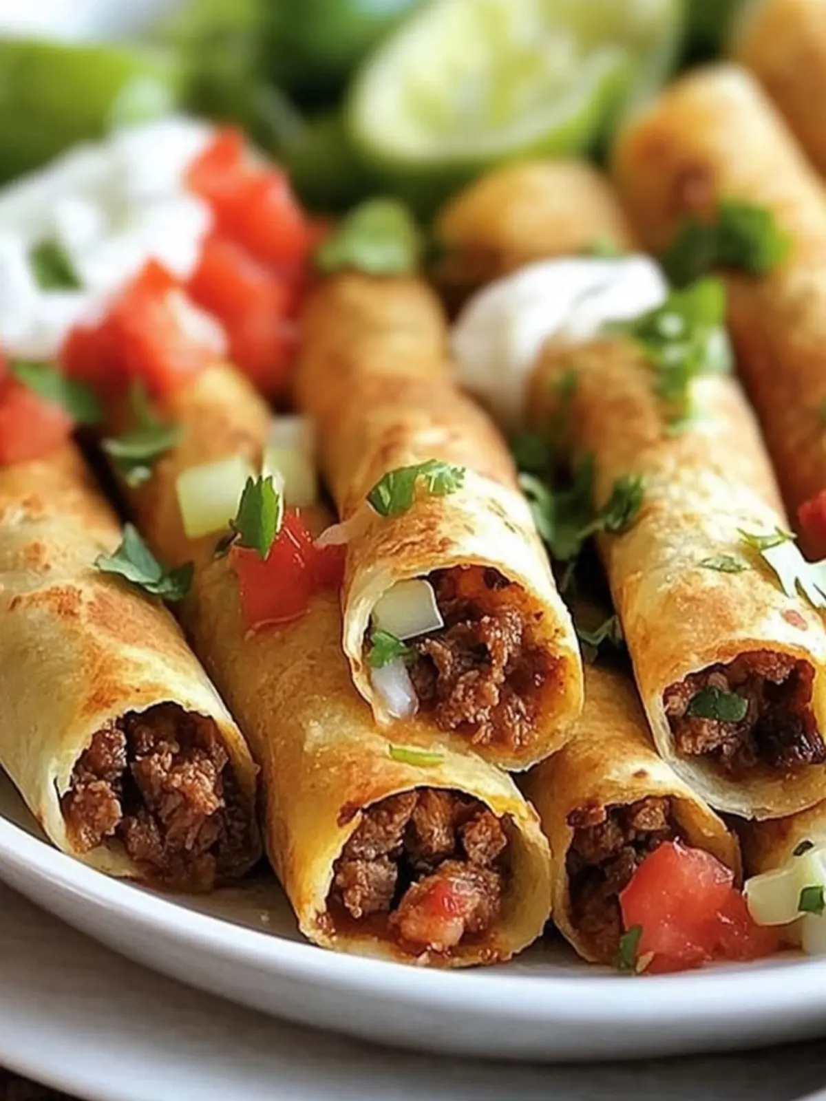 Oven-Baked Beef Taquitos: A Healthier Twist on a Classic 2 Oven-Baked Beef Taquitos