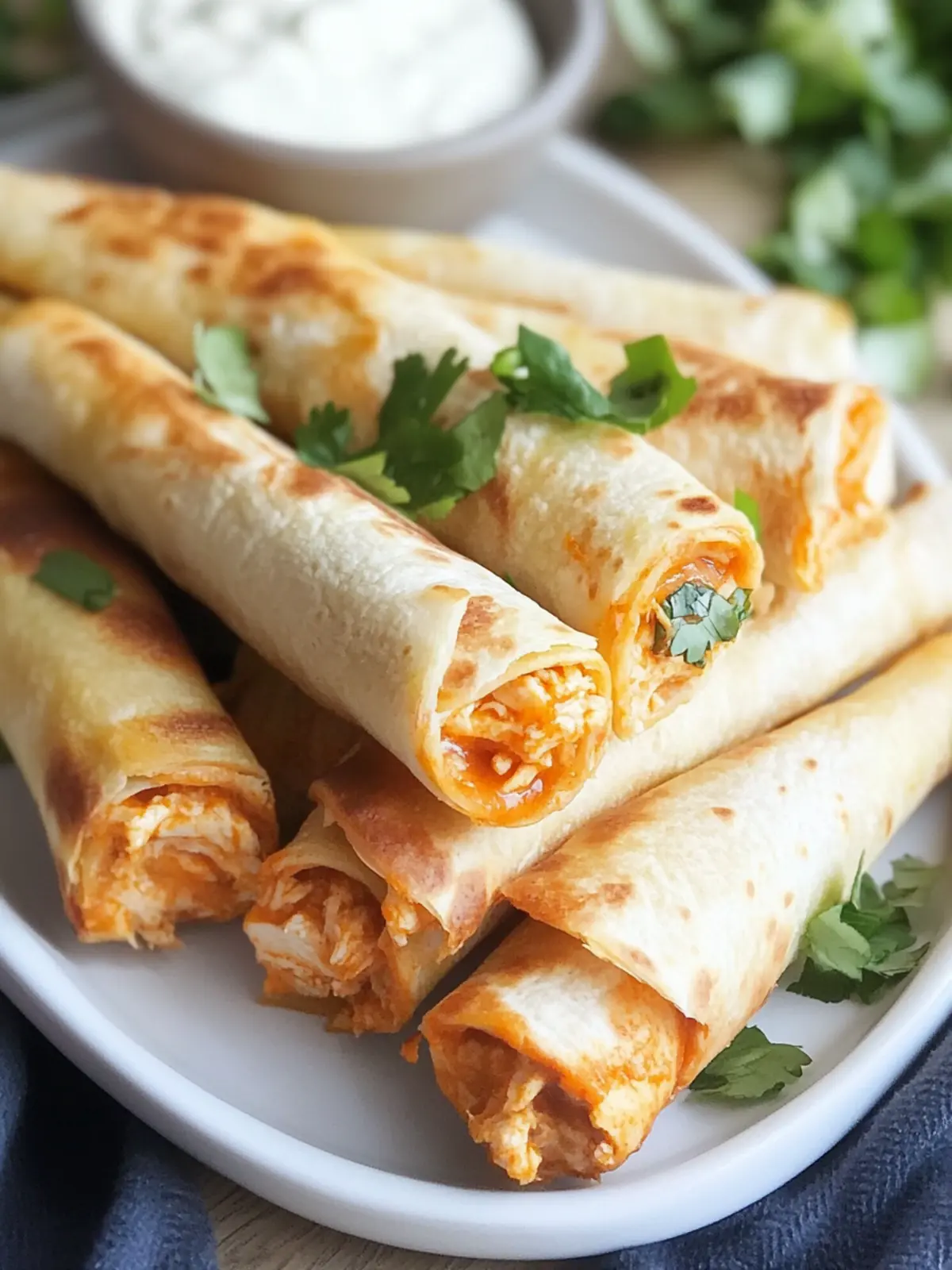 Crispy Buffalo Chicken Taquitos for Ultimate Game Day Fun 3 Buffalo Chicken Taquitos