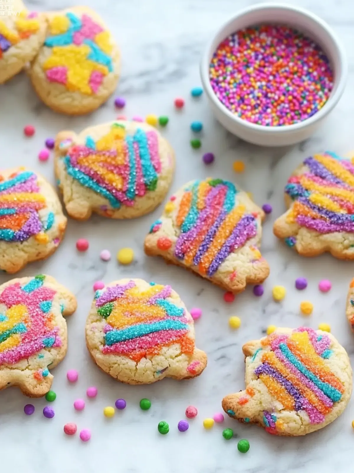 Deliciously Colorful Piñata Cookies for Your Festive Celebrations 4 Piñata Cookies
