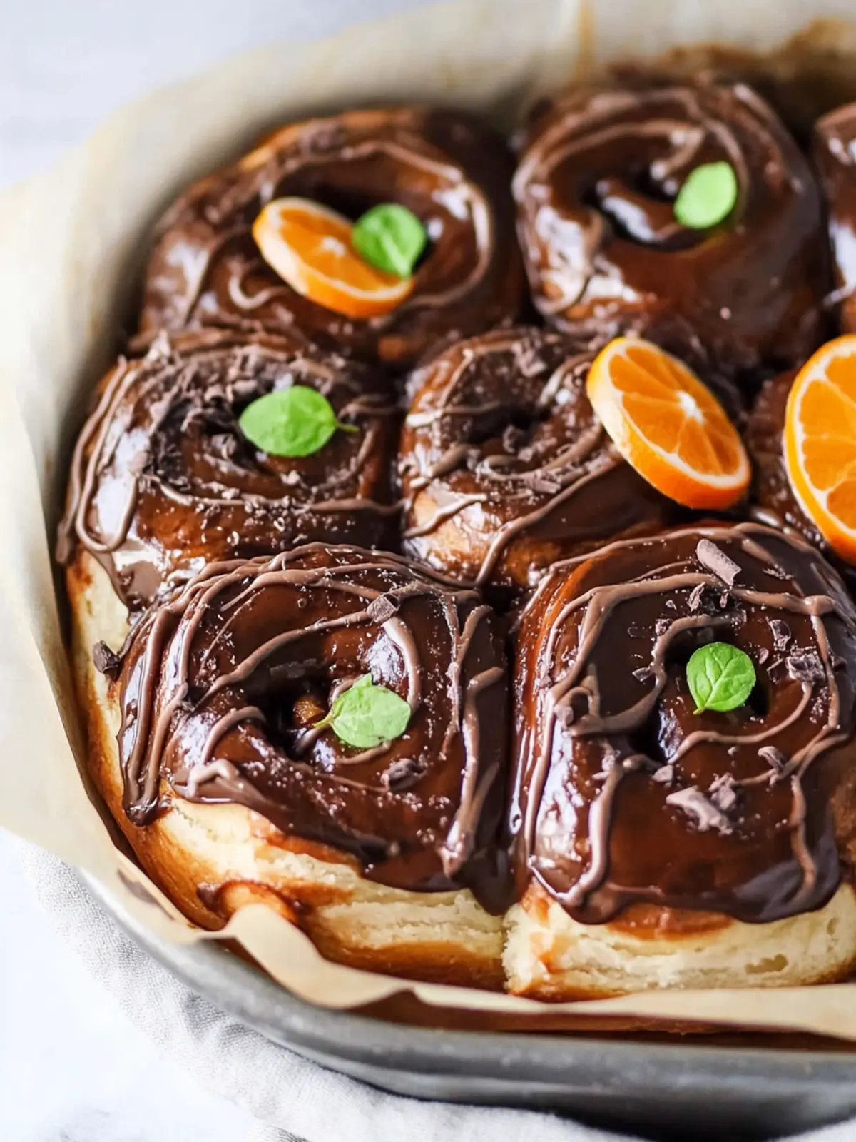Irresistible Chocolate Orange Cinnamon Rolls for Christmas Magic 4 Chocolate Orange Cinnamon Rolls