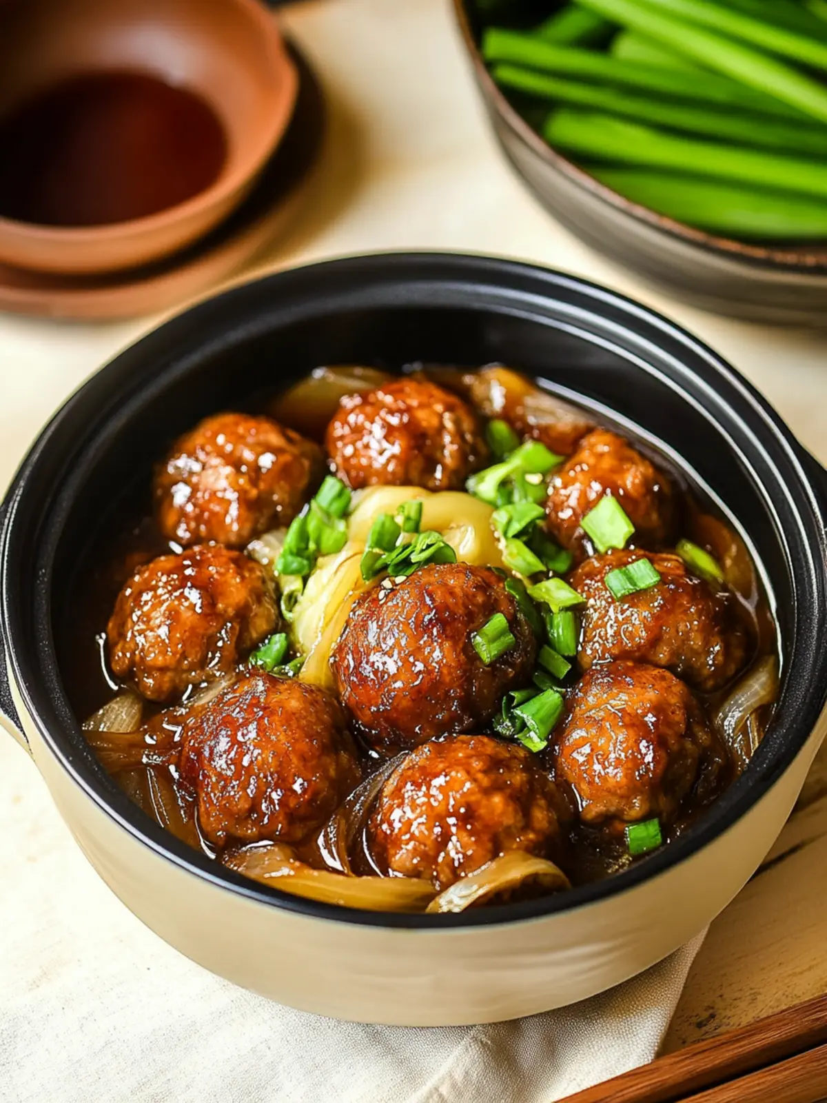 Savory Braised Lion's Head Meatballs for Family Gatherings 4 Braised Lion s Head Meatballs (红ç§ç®å头)