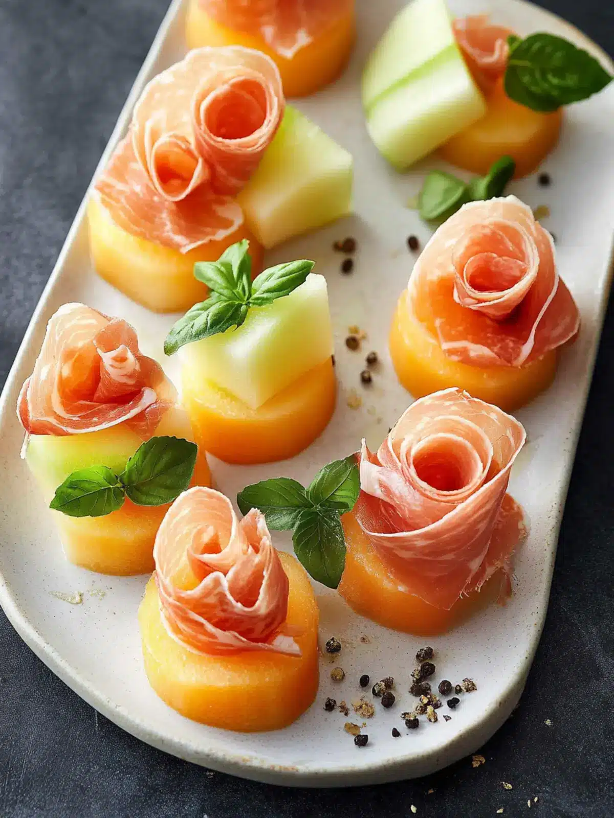 Savory Prosciutto and Melon Appetizers: A Refreshing Delight 3 Prosciutto and Melon Appetizers