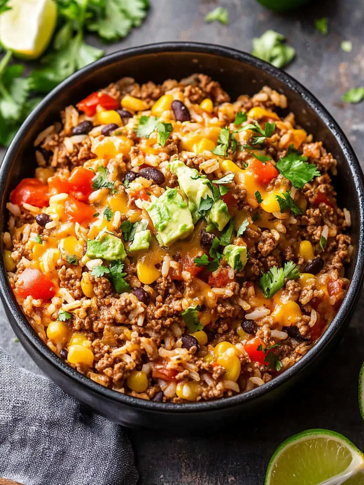 Mexican Ground Beef and Rice Skillet in Just 30 Minutes 2 Mexican Ground Beef and Rice