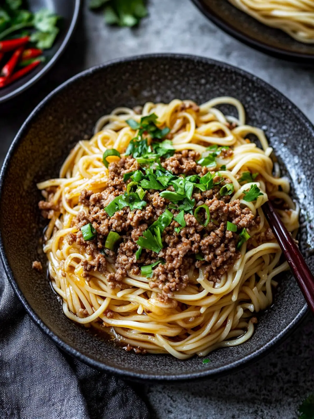 Savory Asian Ground Beef Noodles Ready in 20 Minutes! 3 Asian Ground Beef Noodles