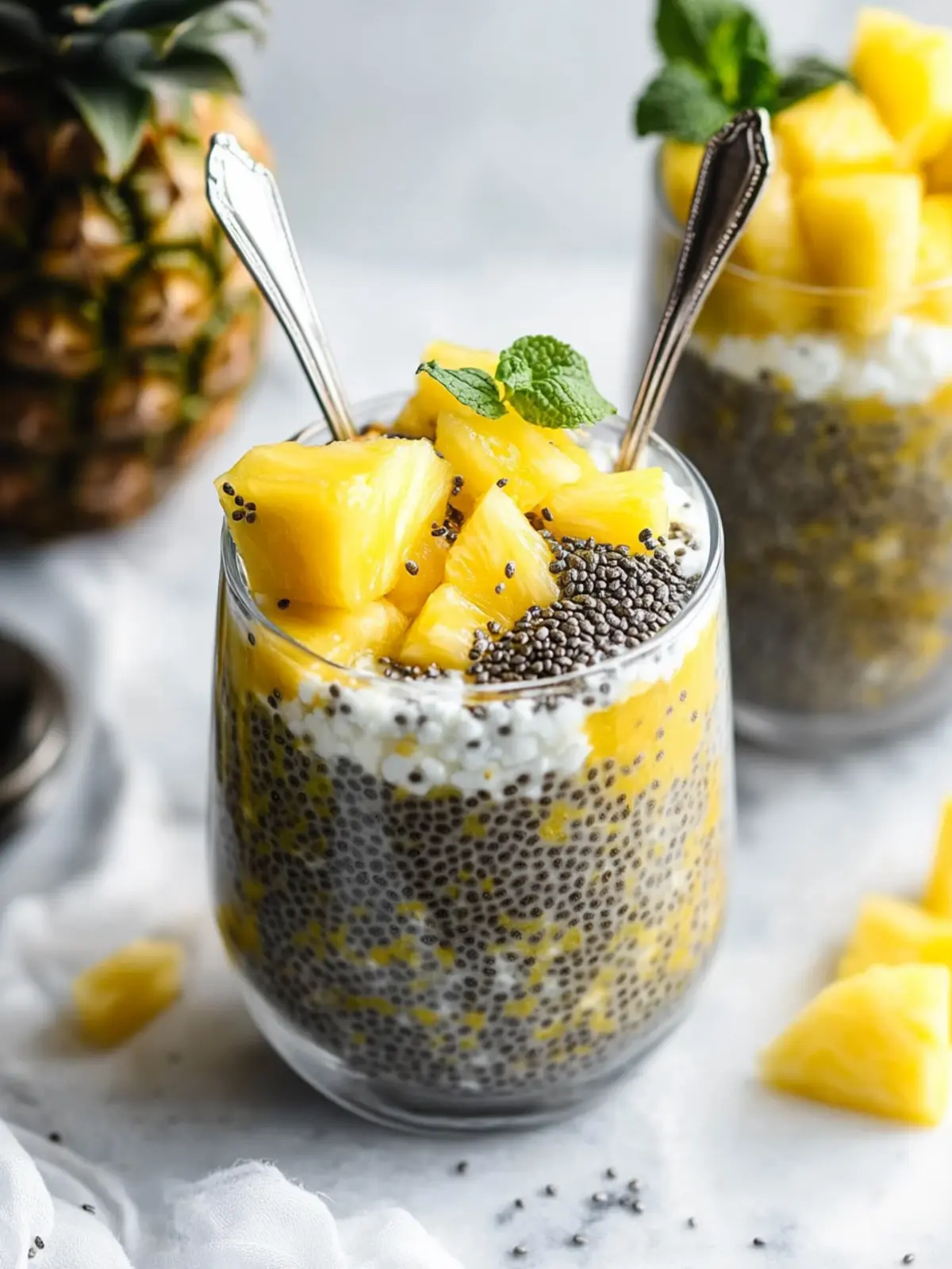 Pineapple Chia with Cottage Cheese: A Refreshing Protein Boost 3 Pineapple Chia with Cottage Cheese
