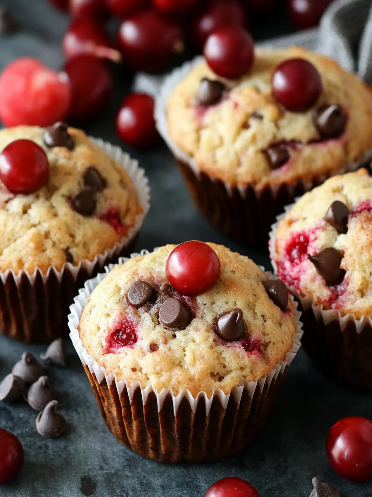 Cherry Chocolate Chip Muffins: Sweeten Your Day with This Treat 3 Cherry Chocolate Chip Muffins