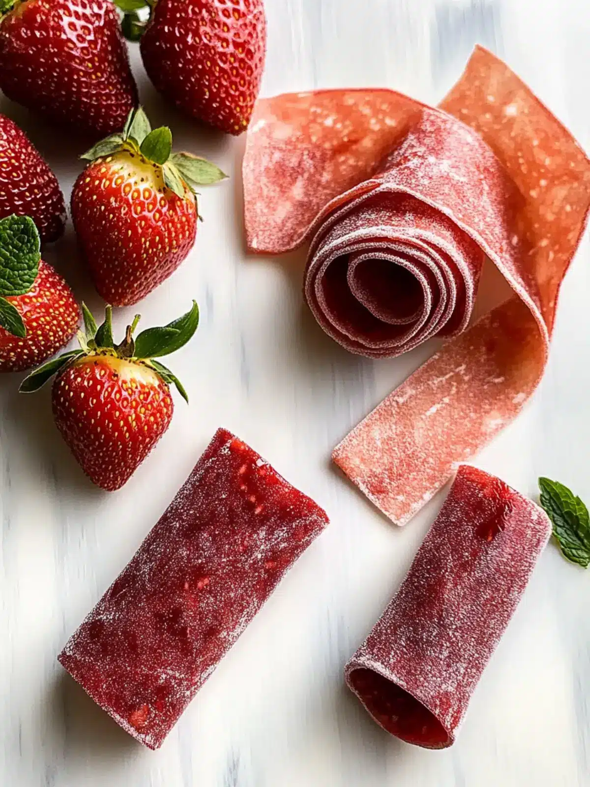 Homemade Strawberry Fruit Roll-Ups: 3 Ingredients, No Dehydrator 2 Homemade Strawberry Fruit Roll Up