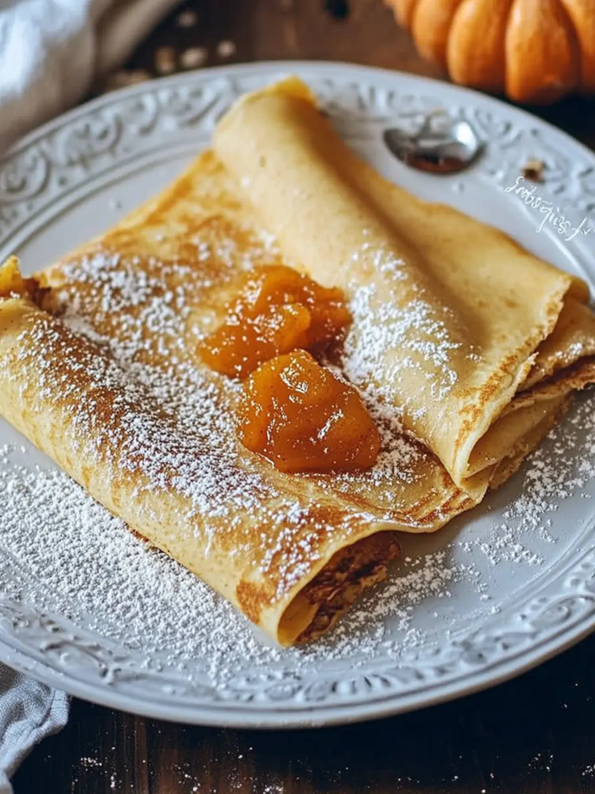 Delicious Pumpkin Spiced Crepes with Pumpkin Butter Bliss 2 Pumpkin Spiced Crepes with Pumpkin Butter