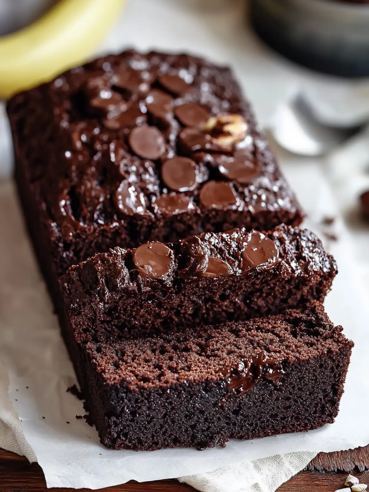 Double Chocolate Banana Bread That's Moist for Days 4 Double Chocolate Banana Bread