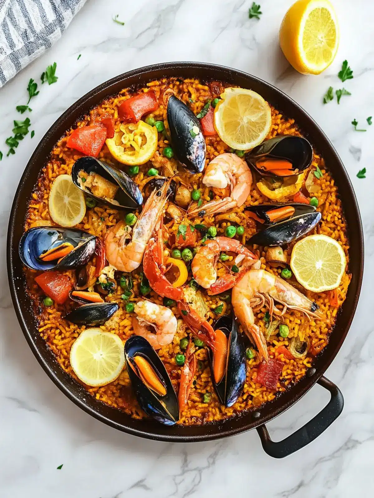 Savor Authentic Seafood Paella Bursting with Flavor and Joy 3 Seafood Paella