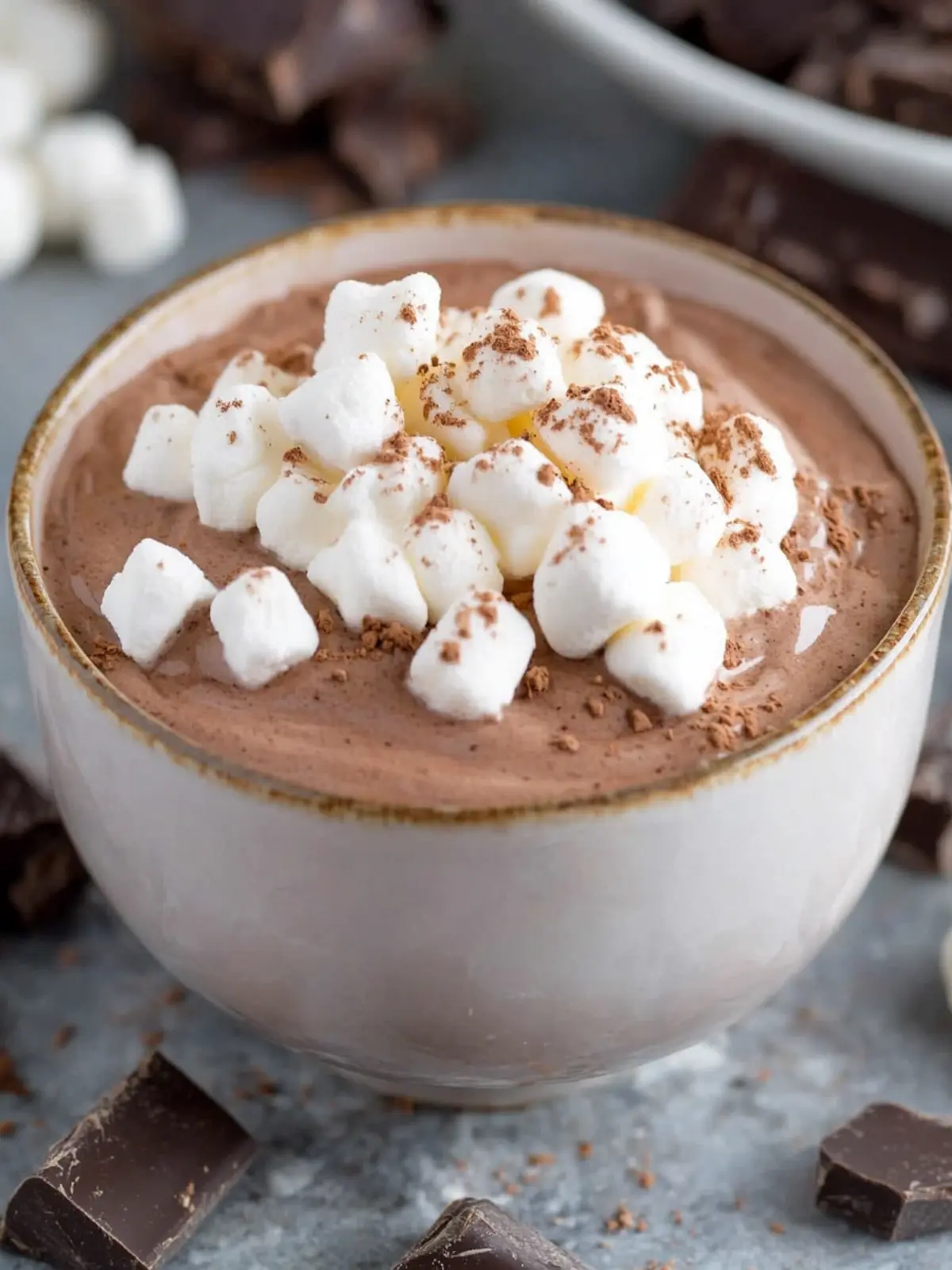 Decadent Hot Chocolate Dip Recipe with Marshmallow Fluff 2 Hot Chocolate Dip Recipe with Marshmallow Fluff