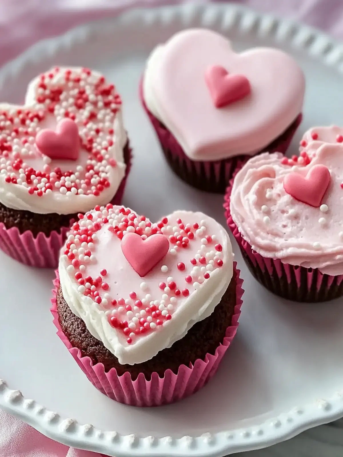 Sweeten Your Day with Valentine s Day Heart-Shaped Cupcakes 4 Valentine s Day Heart-Shaped Cupcakes