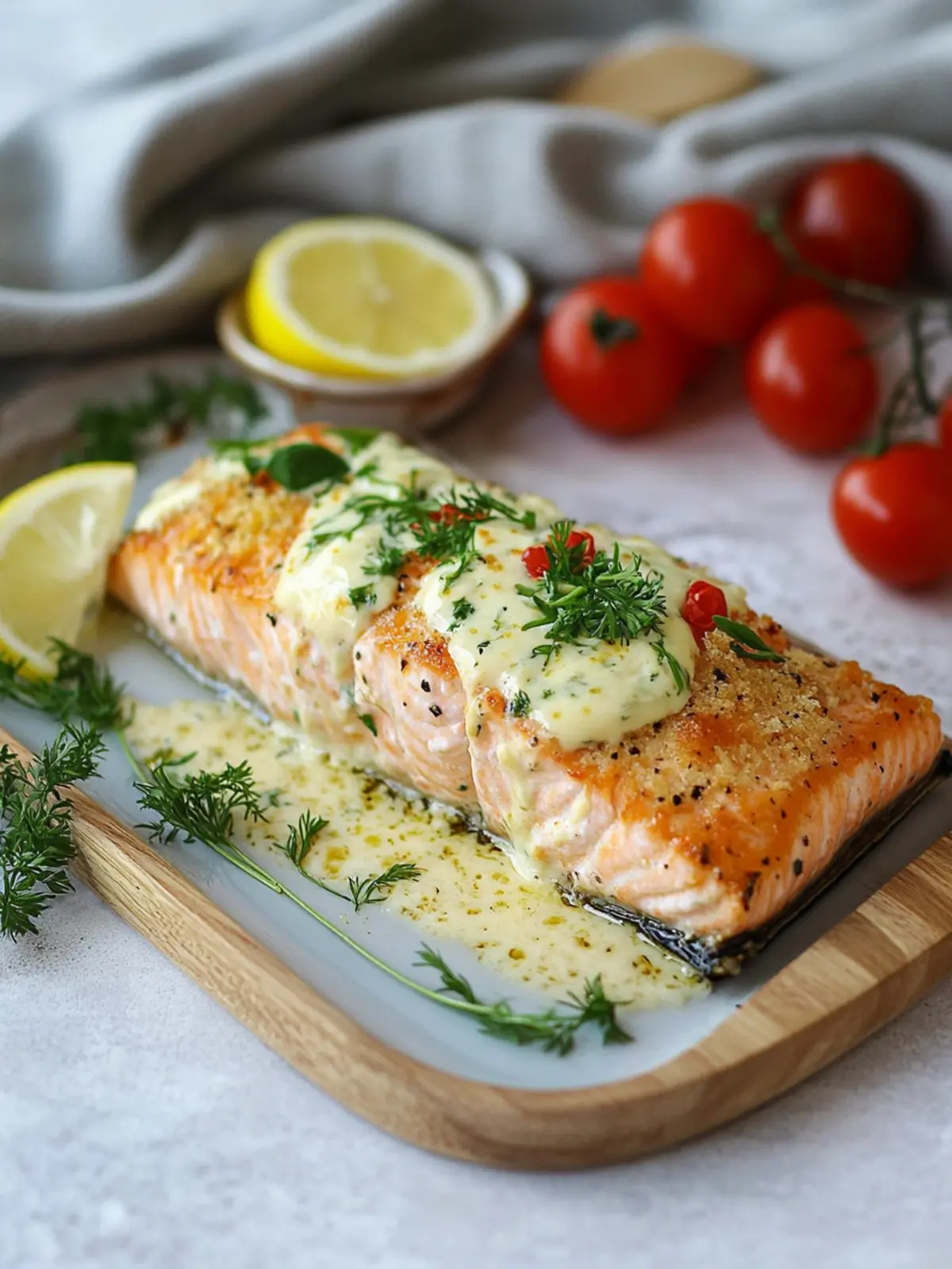 Savory Best Baked Salmon with Mayo and Cheese in 13 Minutes 3 Best Baked Salmon with Mayo and Cheese