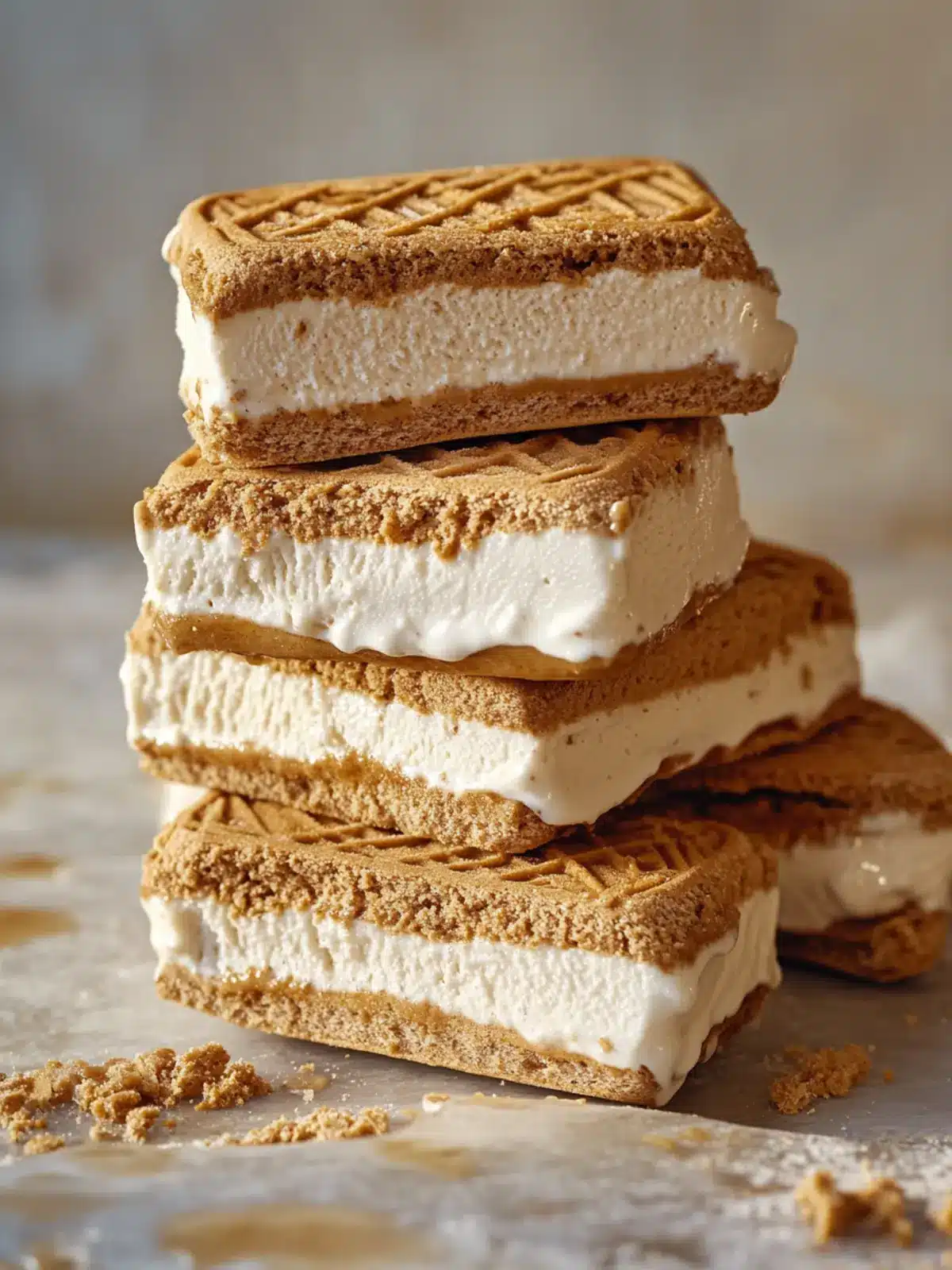 Creamy Biscoff Ice Cream Sandwiches You Can Whip Up Fast 3 Biscoff Ice Cream Sandwiches