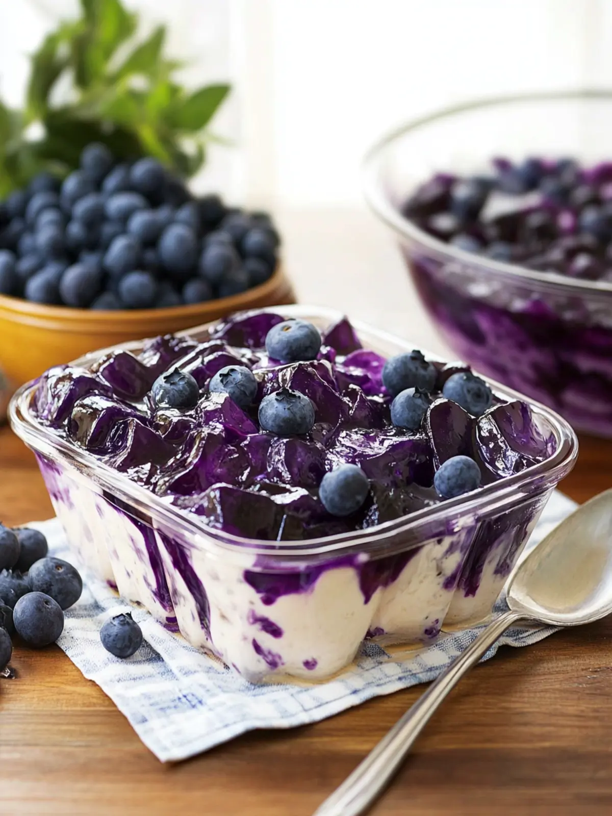 Delicious Blueberry Jello Salad: Perfect for Summer Gatherings 3 Blueberry Jello Salad