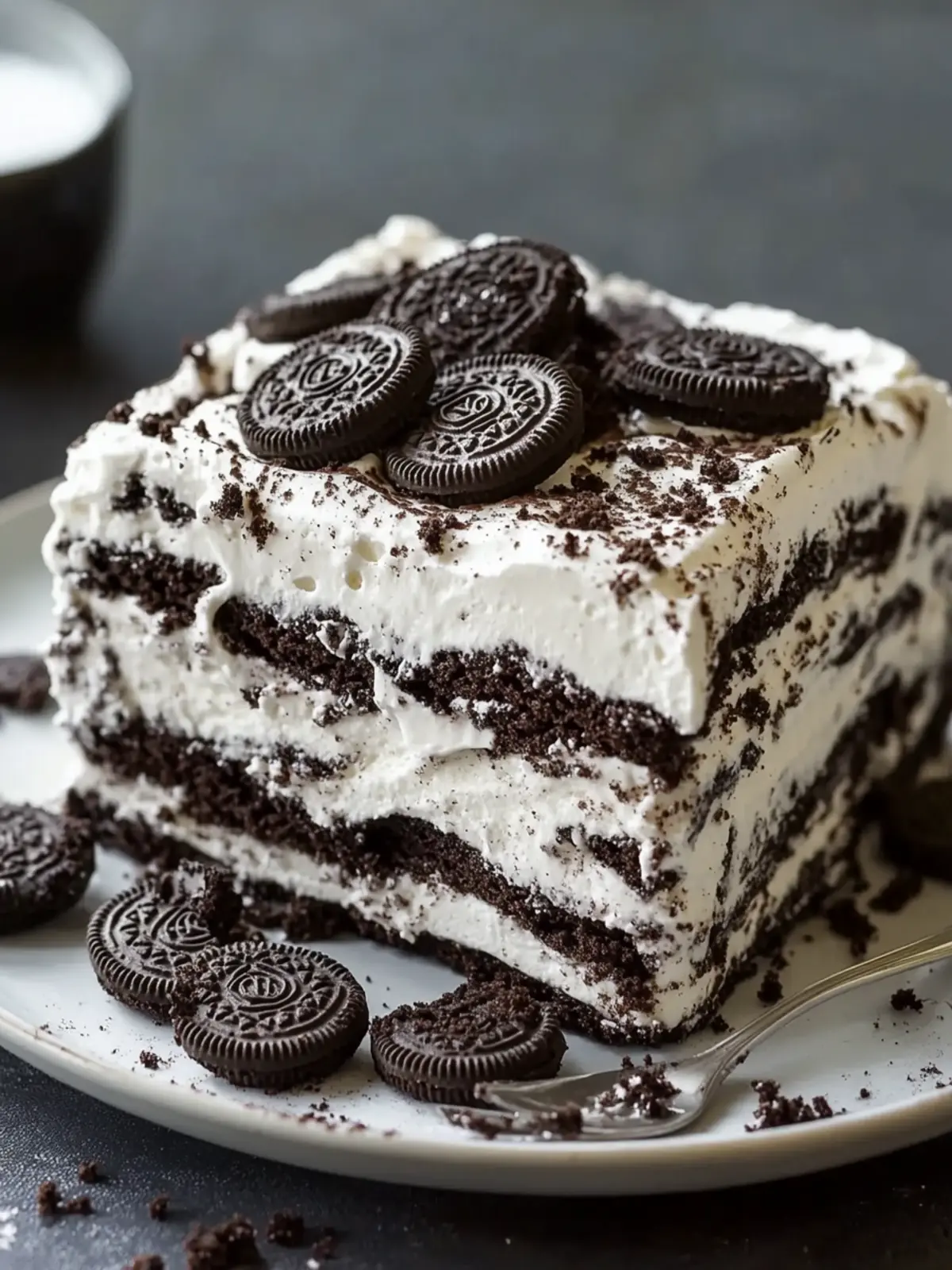 Oreo Icebox Cake: Quick No-Bake Delight for All Gatherings 2 Oreo Icebox Cake