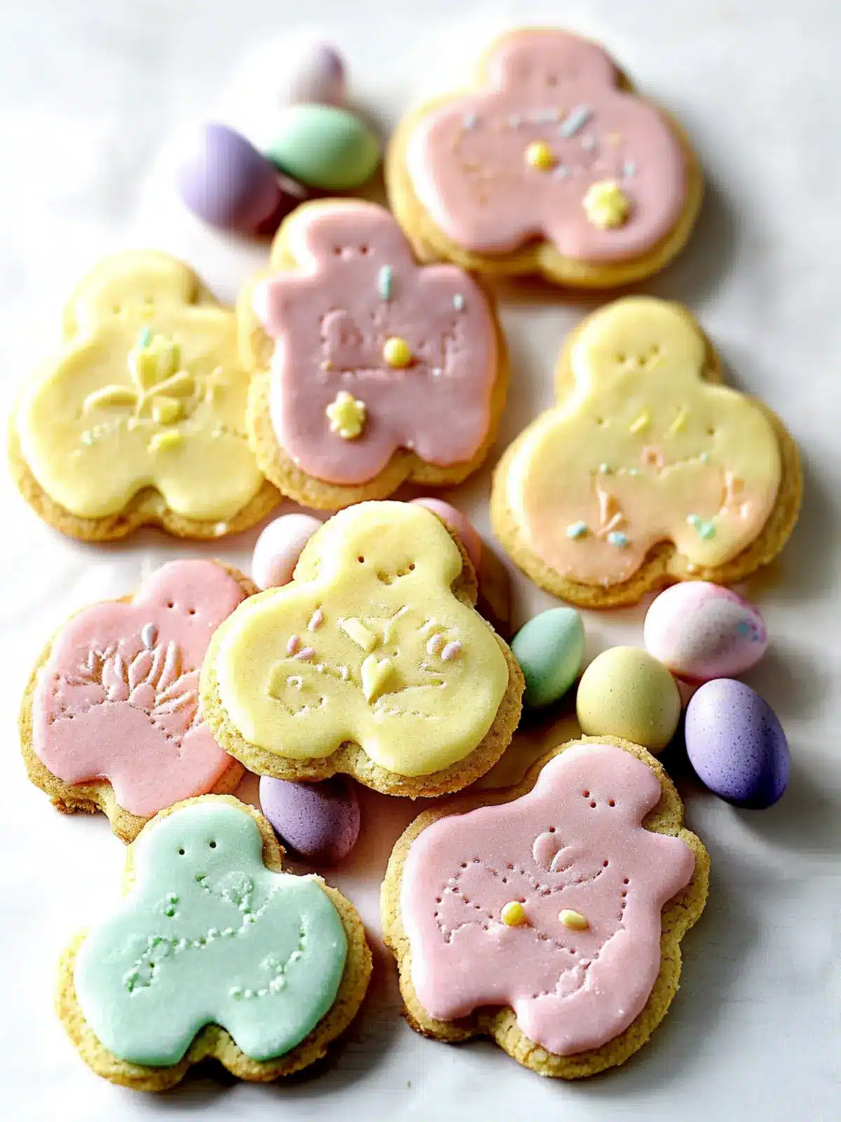 Easter Cutout Shortbread Cookies for a Colorful Celebration 2 Easter Cutout Shortbread Cookies