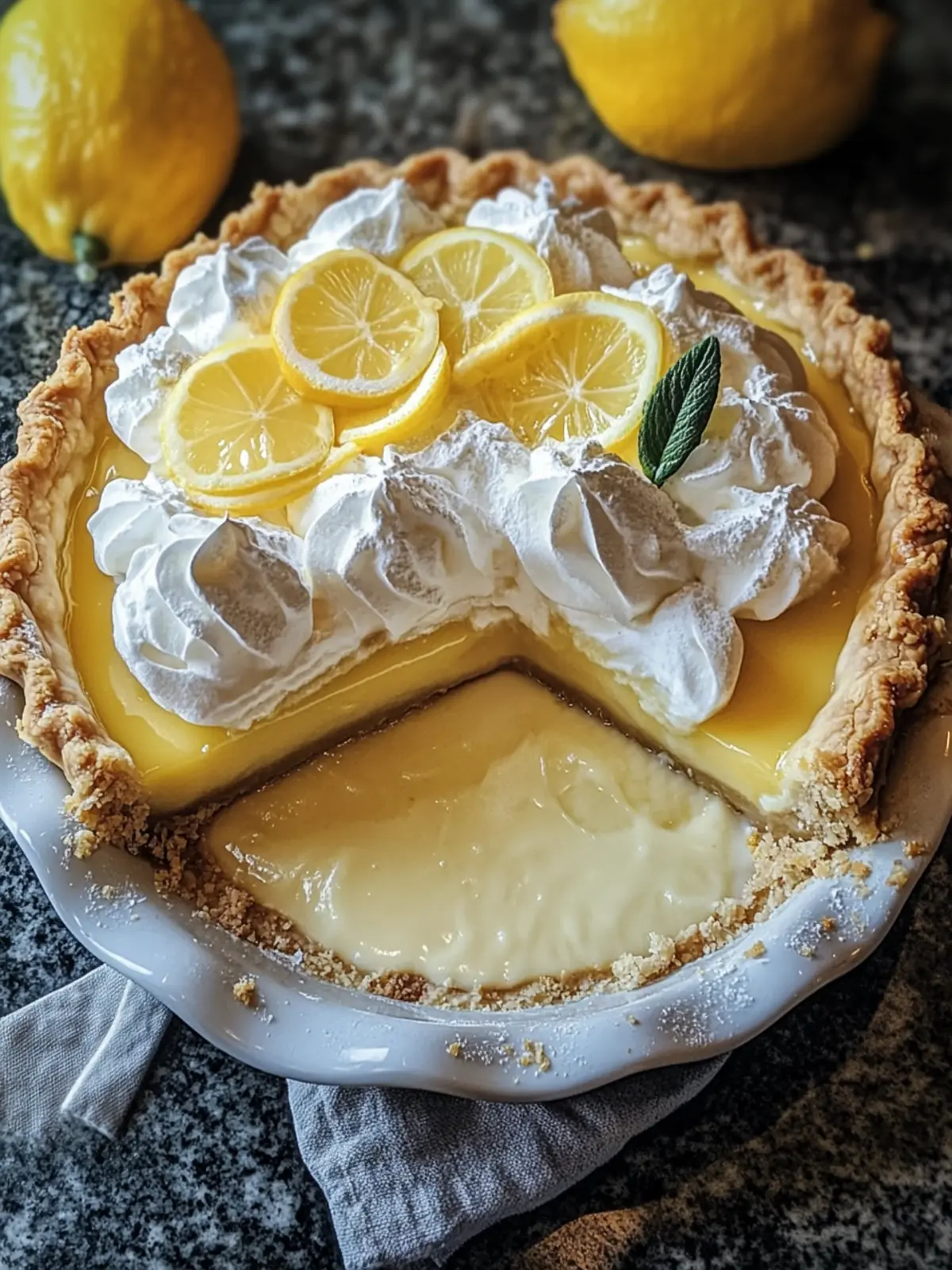 Creamy No-Meringue Lemon Supreme Pie for Effortless Delight 2 Lemon Supreme Pie