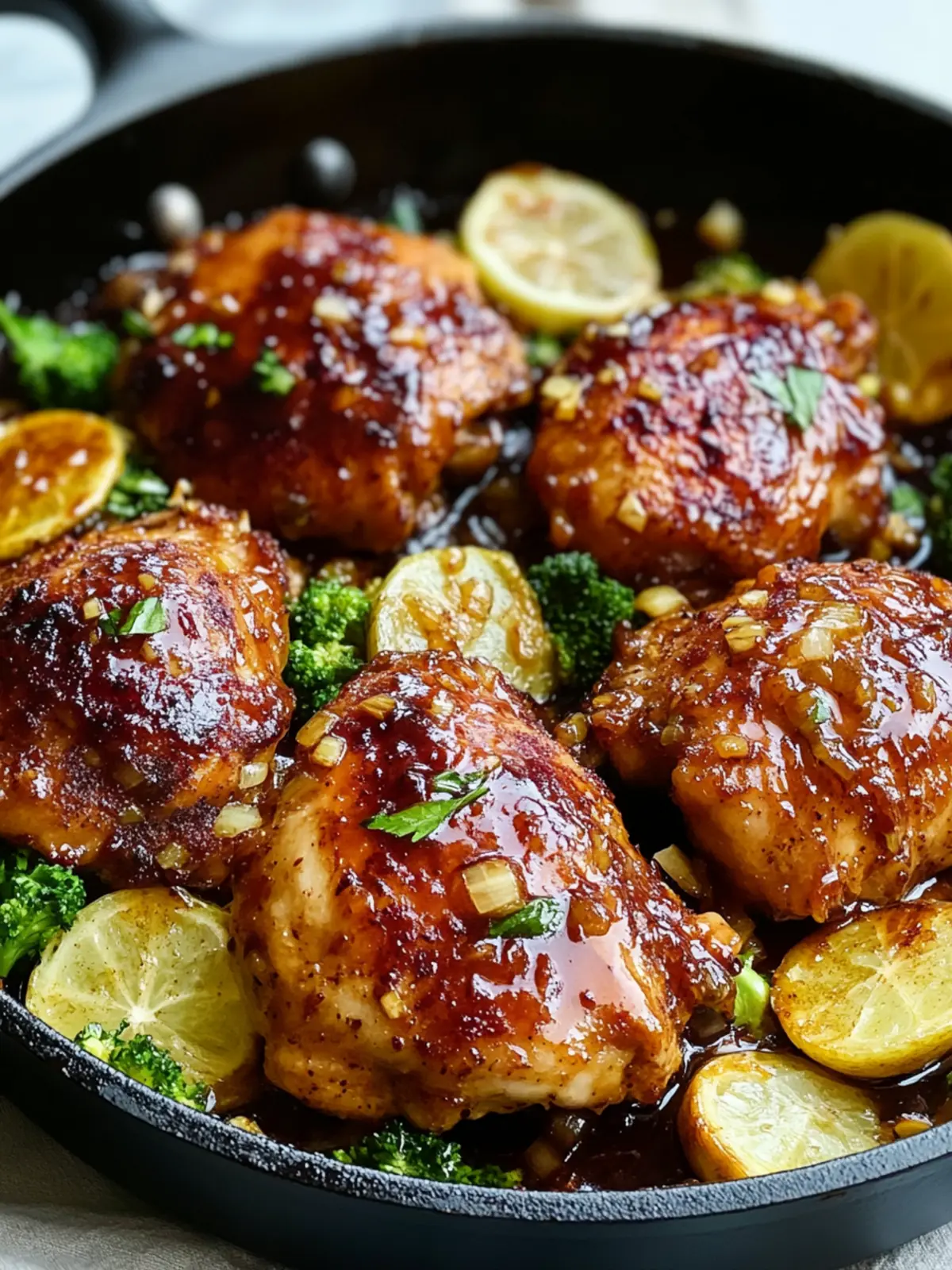 Savor Sweet and Spicy Hot Honey Garlic Skillet Chicken 4 Hot Honey Garlic Skillet Chicken