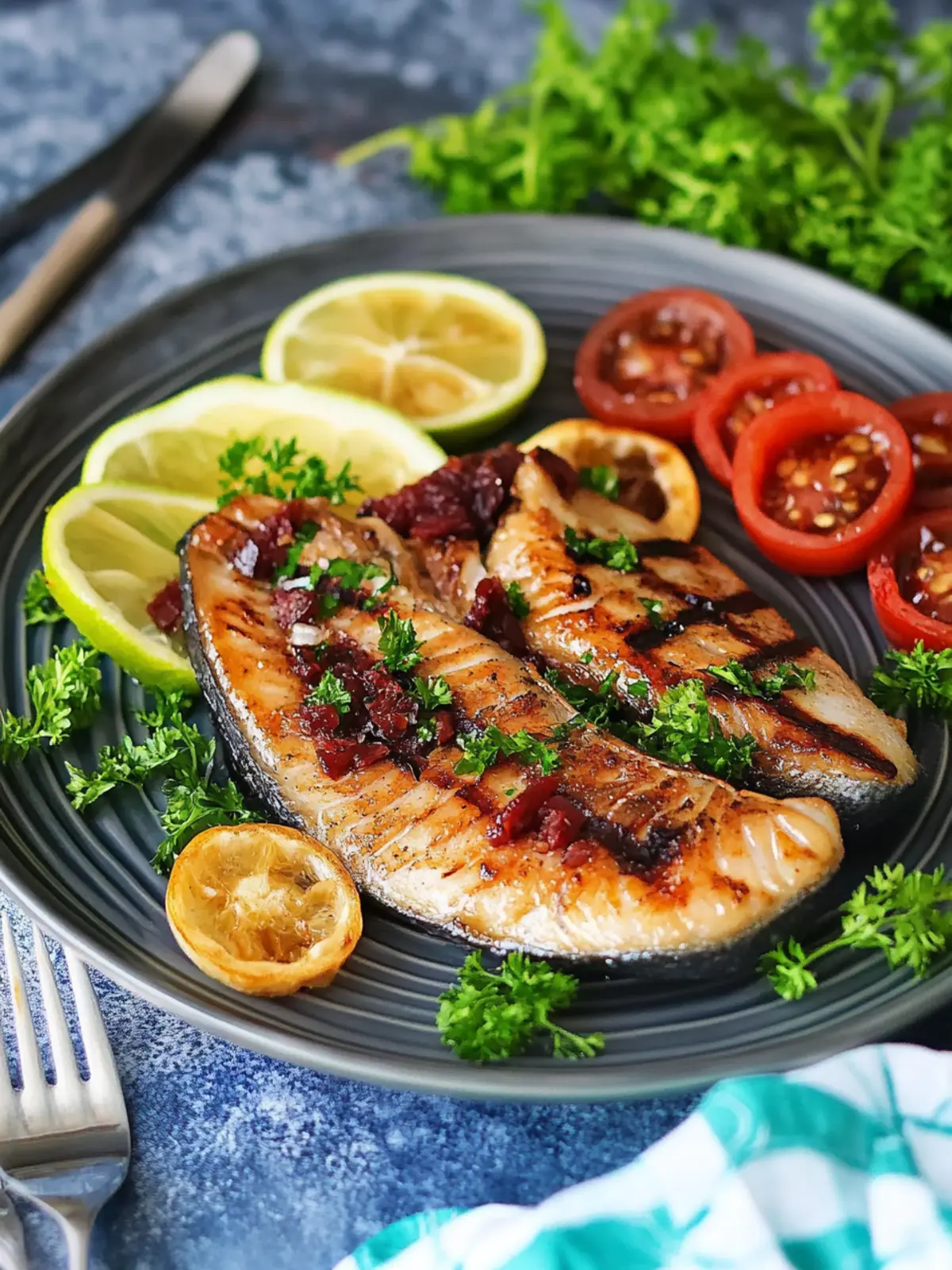 Savory Fish Steak: Mackerel/Tanigue Filipino Delight Made Easy 3 Fish Steak (Mackerel/Tanigue)