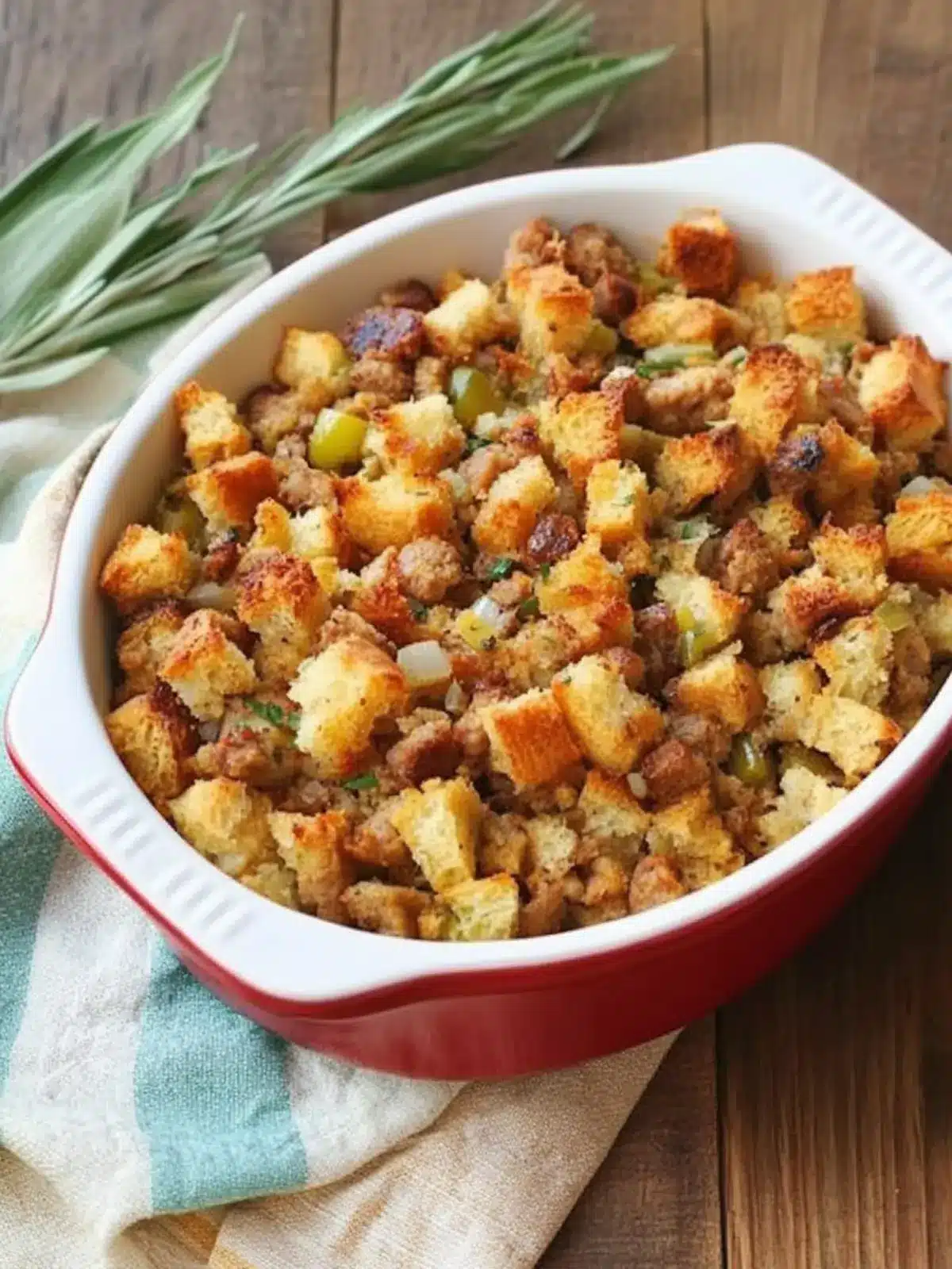 Savory Sausage Stuffing That Makes Thanksgiving Unforgettable 3 Sausage Stuffing