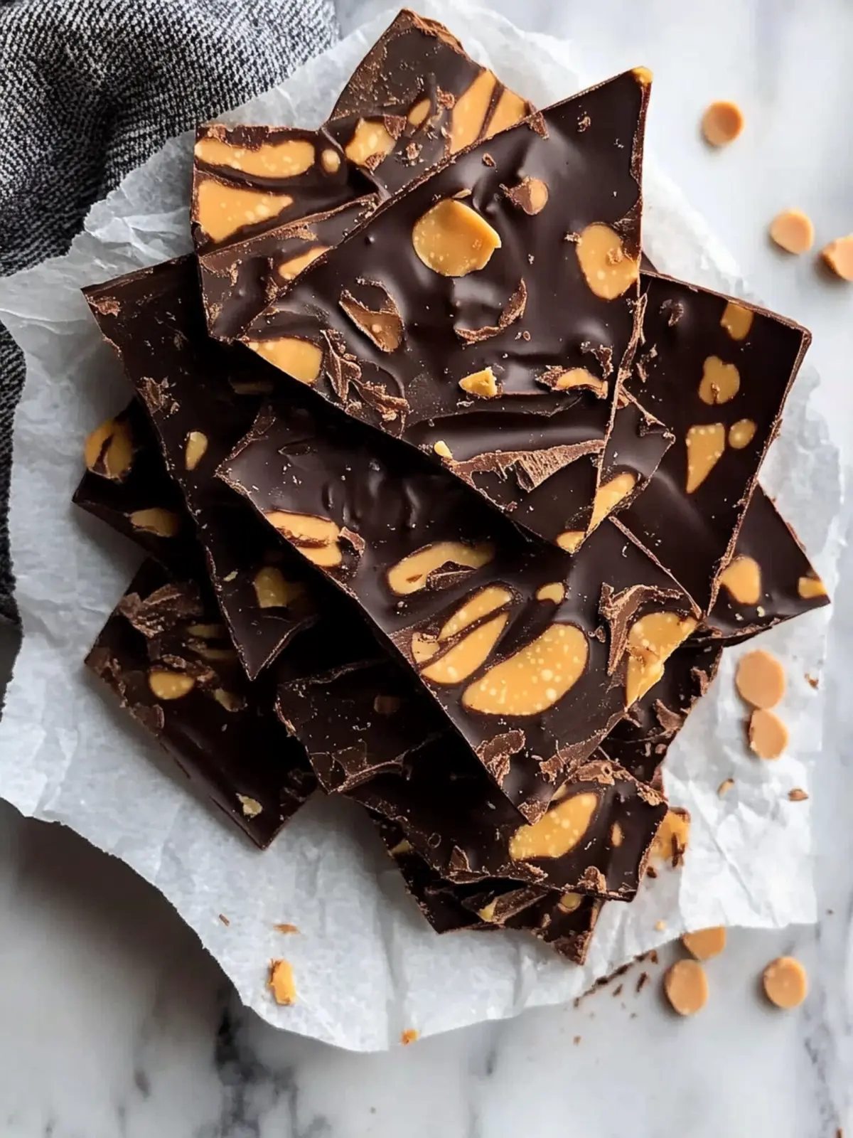 Decadent Dark Chocolate Peanut Butter Bark You ll Adore 3 Dark Chocolate Peanut Butter Bark