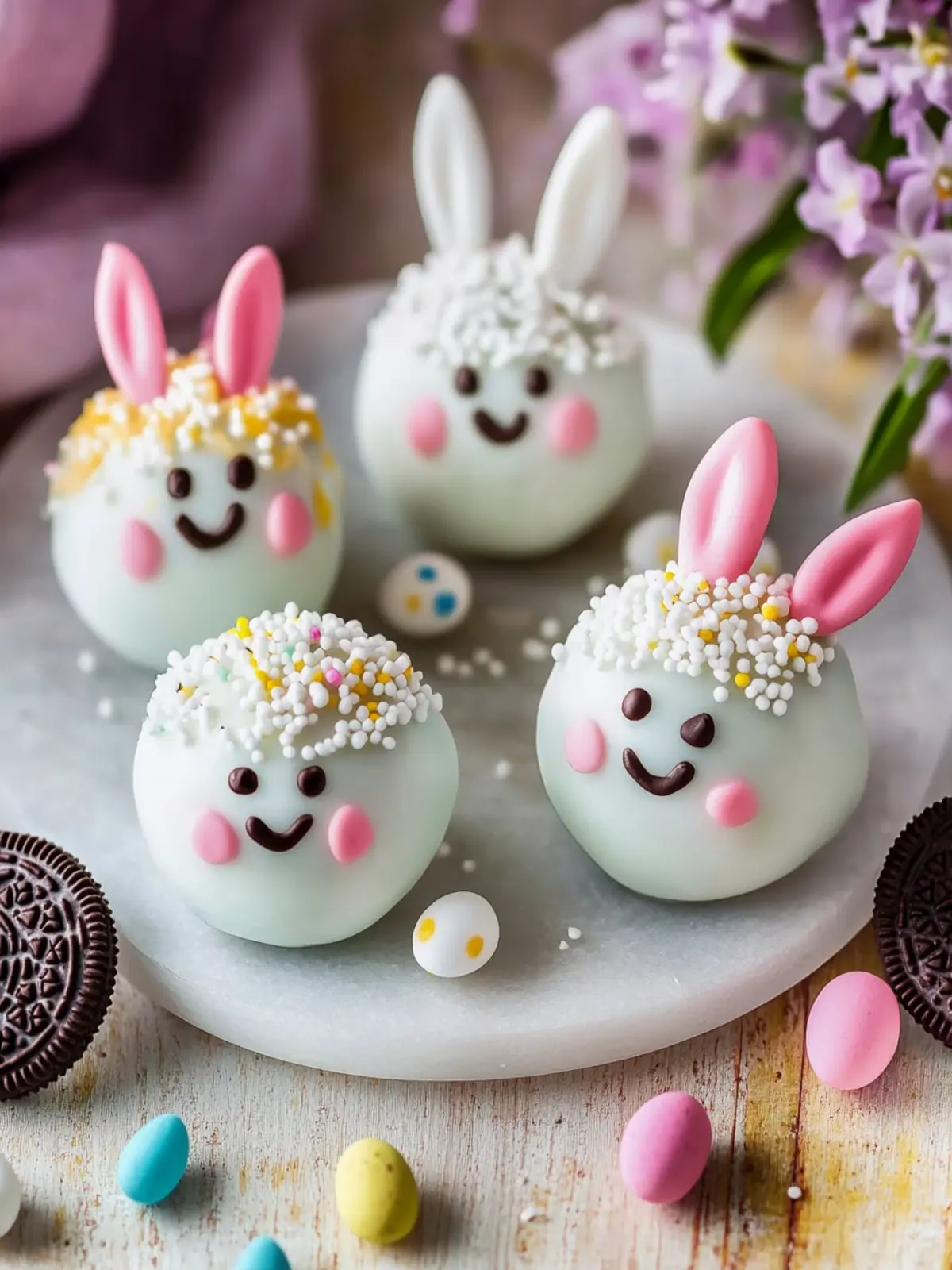 Easter Bunny Oreo Balls: A Fun No-Bake Delight for Everyone 4 Easter Bunny Oreo Balls