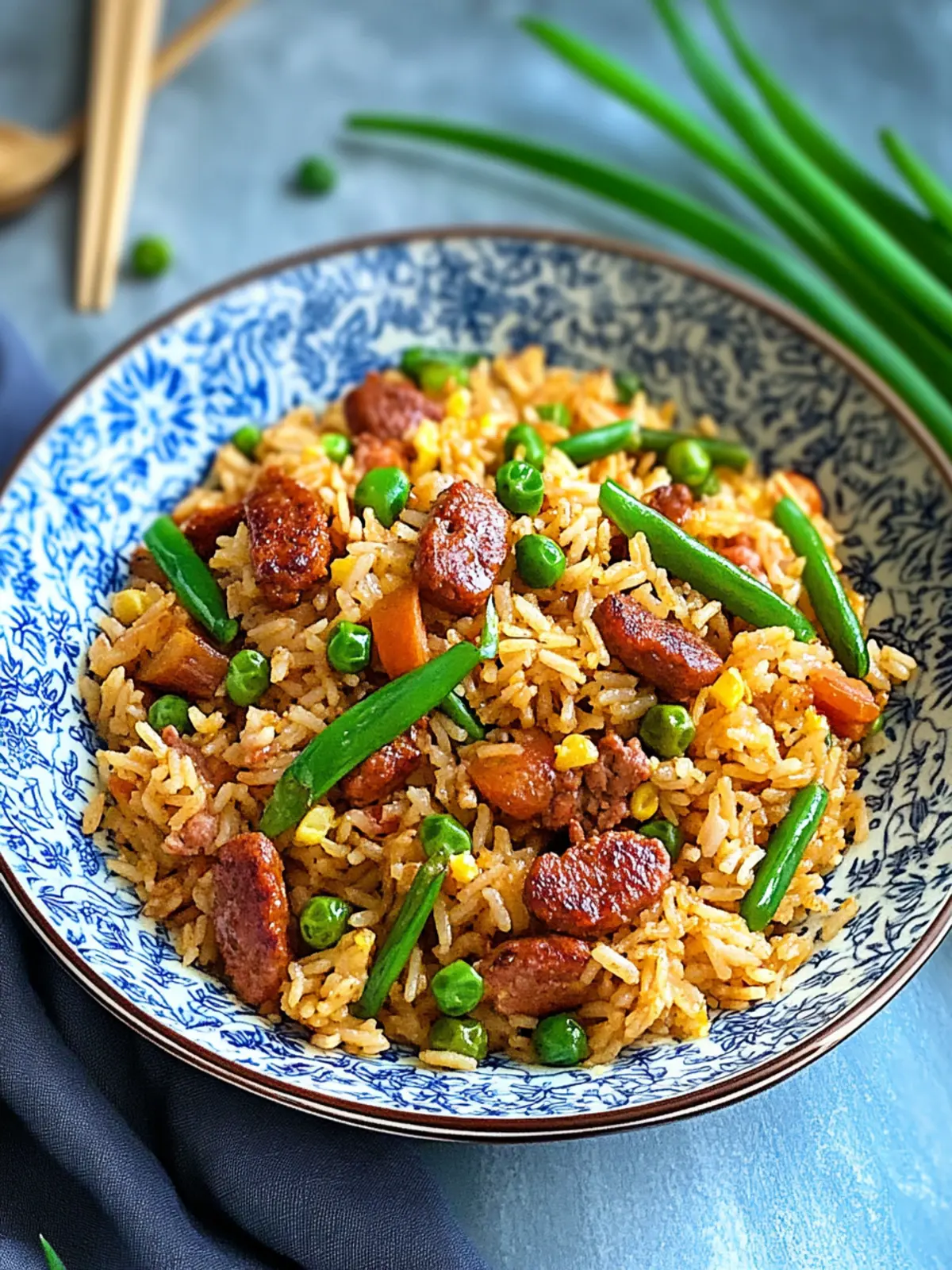 Irresistible Fried Rice With Chorizo and Garlic Sprouts 4 Fried Rice With Chorizo