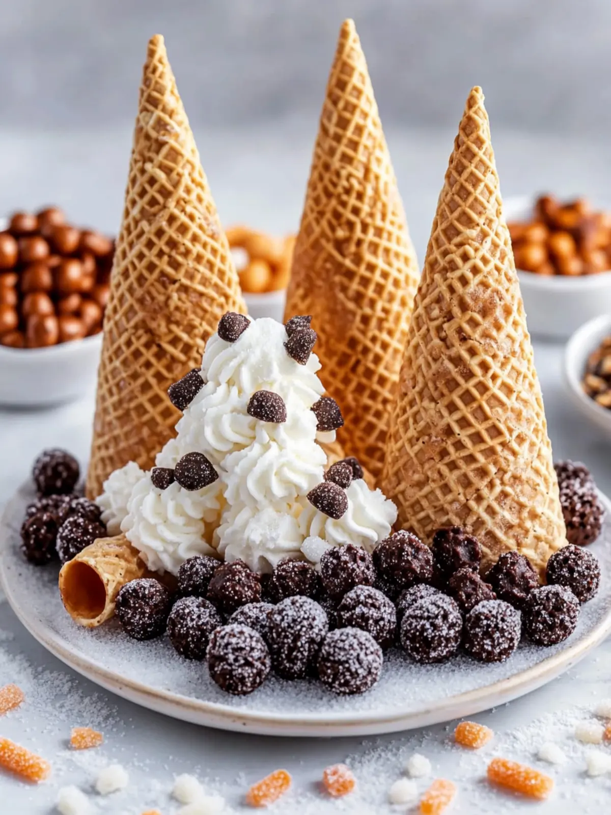 Teepee Sugar Cones: A Fun and Festive Fall Treat 4 Teepee Sugar Cones