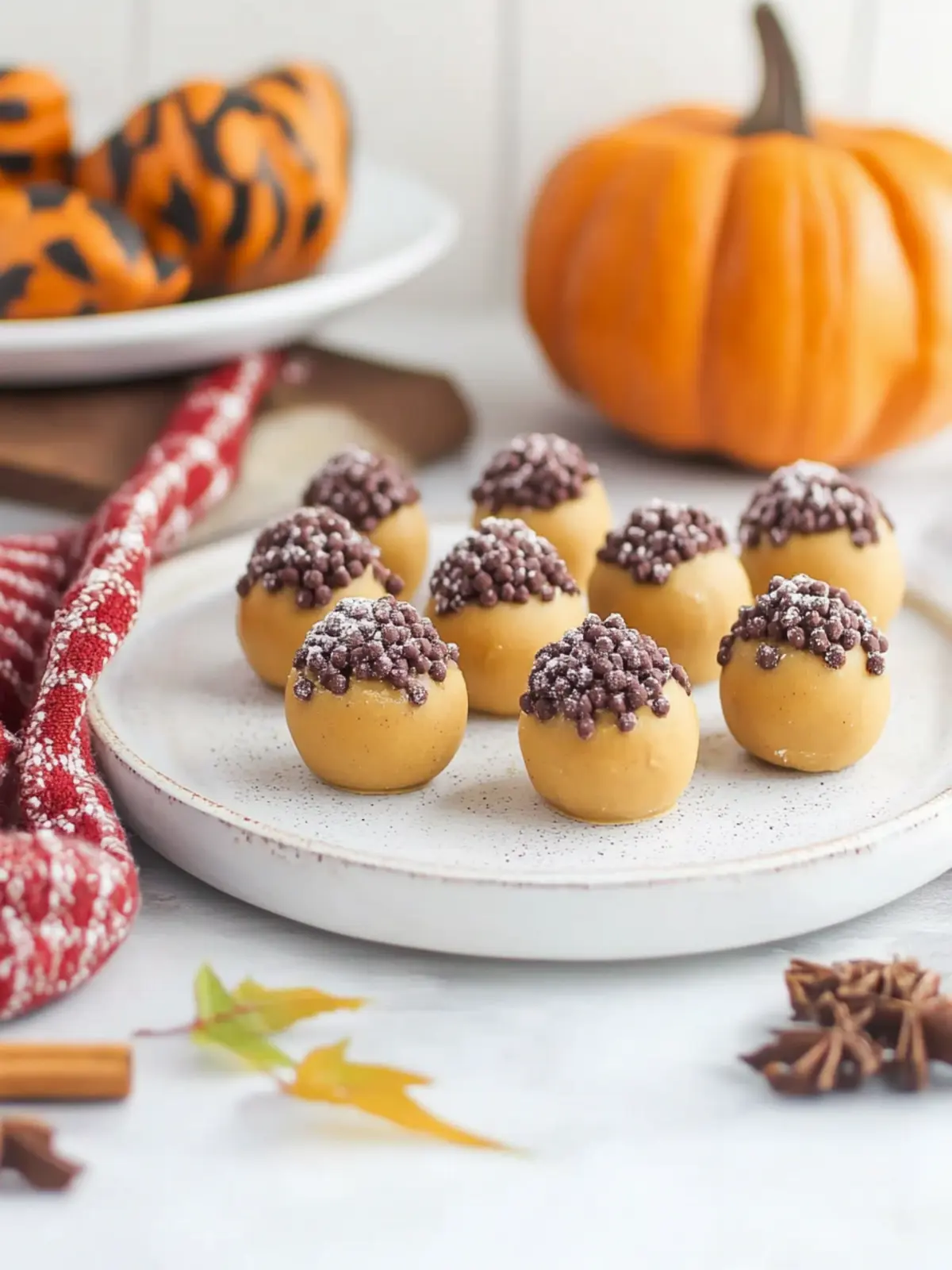 Delicious Mini Pumpkin Fudge Truffles for Fall Bliss 2 Mini Pumpkin Fudge Truffles