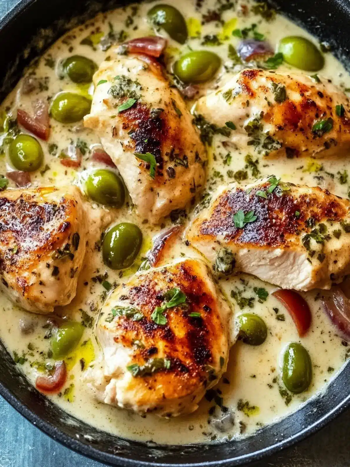 Creamy Pepperoncini Chicken Skillet: A Flavor-Packed Winner 3 Creamy Pepperoncini Chicken Skillet