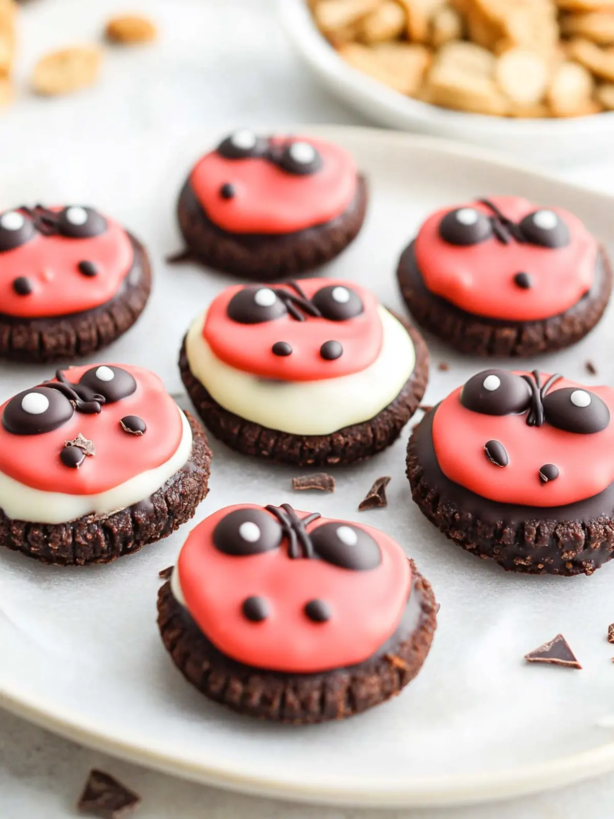 Ladybug Chocolate Covered Oreos: A Fun No-Bake Delight 2 Ladybug Chocolate Covered Oreos