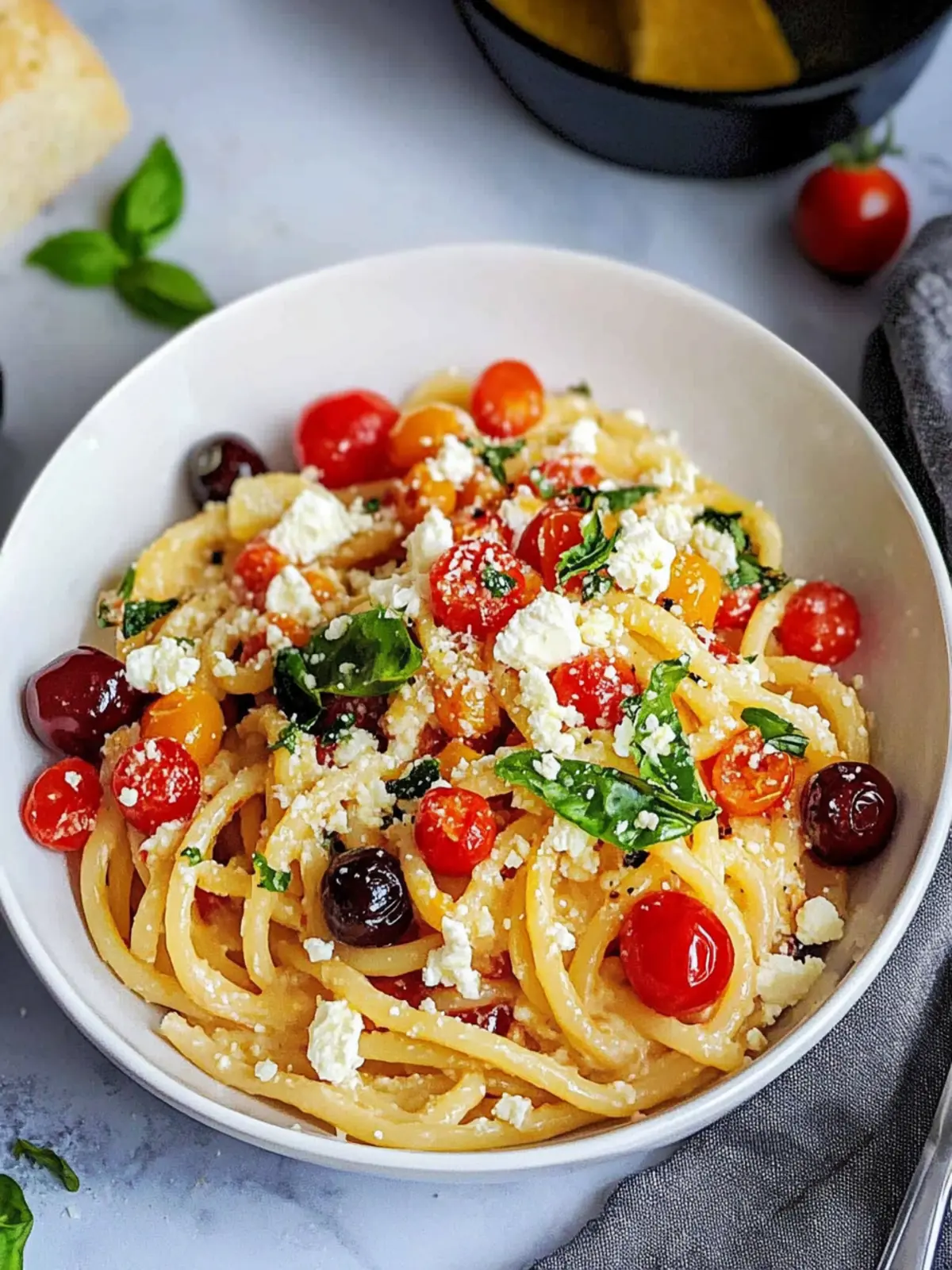 Mouthwatering Feta Cherry Tomato Pasta in Just 40 Minutes 3 Feta Cherry Tomato Pasta