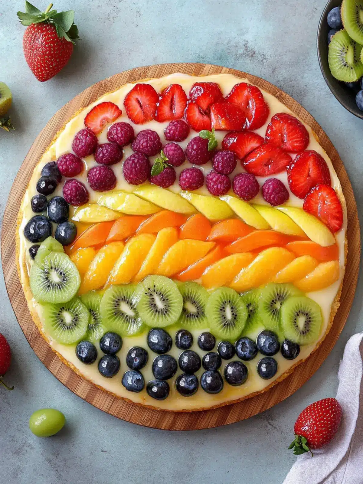 Easter Fruit Pizza with Strawberry Frosting: A Festive Delight 4 Easter Fruit Pizza