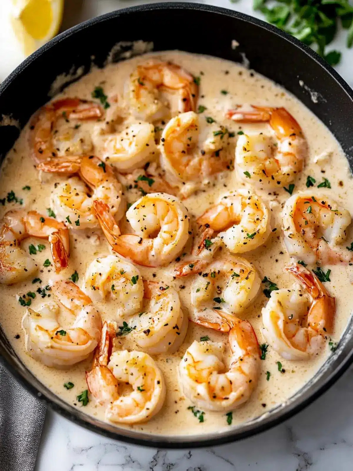 Irresistibly Creamy Garlic Shrimp Ready in 15 Minutes 2 Creamy Garlic Shrimp