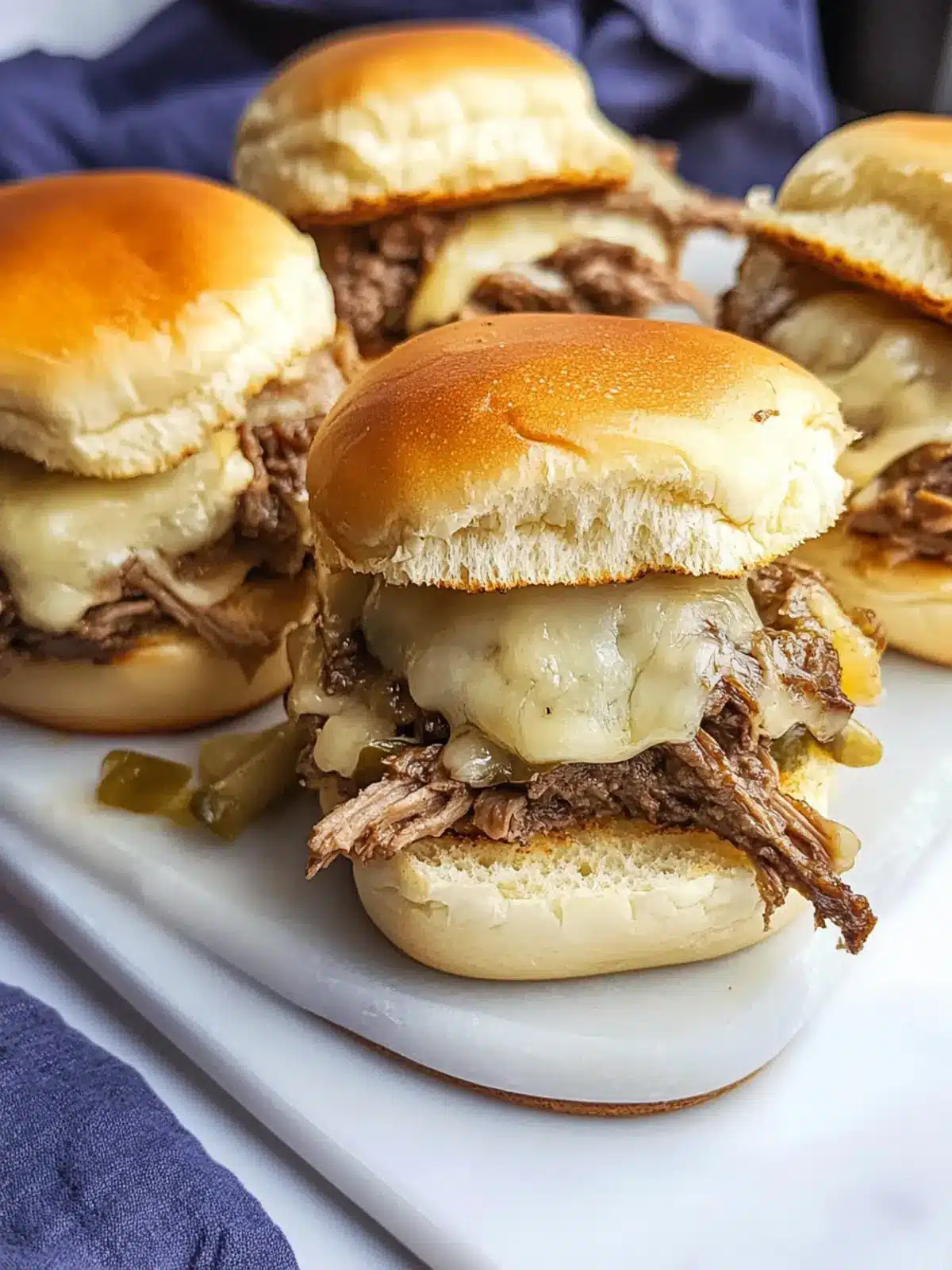 Cheesy Philly Cheesesteak Sliders for Effortless Game Day Fun 2 Cheesy Philly Cheesesteak Sliders