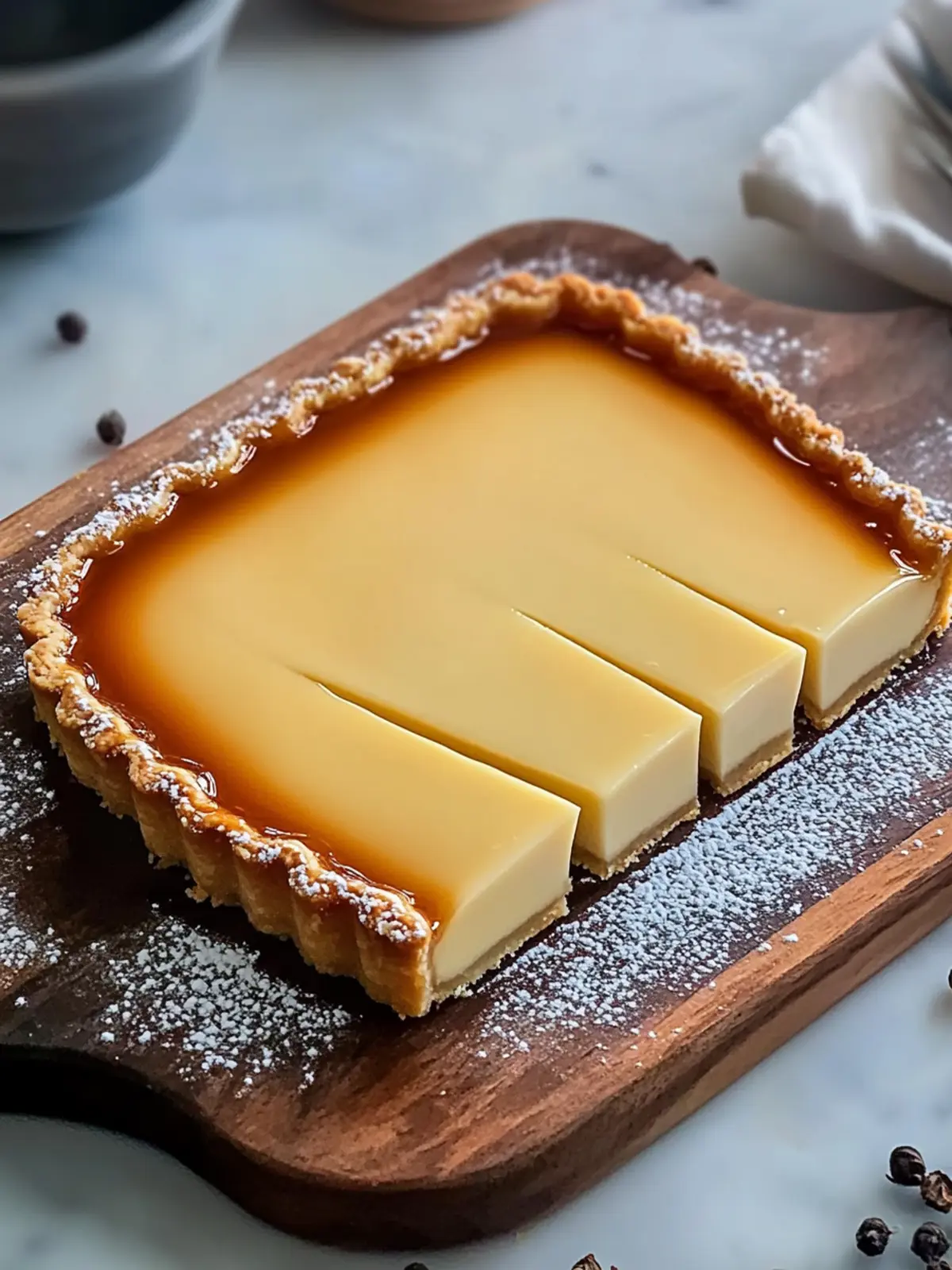 Irresistibly Creamy Vanilla Caramel Custard Tart You ll Love 3 reamy Vanilla Caramel Custard Tart