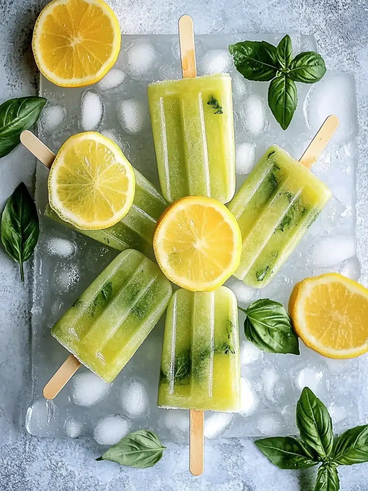 Citrus Basil Mojito Pops - Your Perfect Summer Refreshment 2 Citrus Basil Mojito Pops