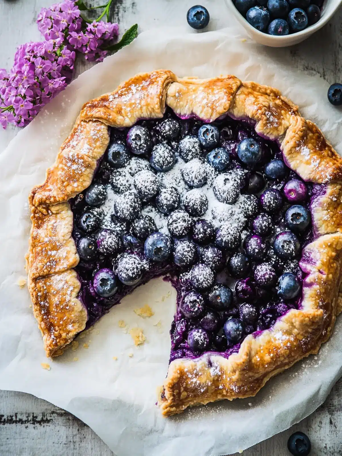Rustic Blueberry Galette Easy Recipe for Summer Bliss 2 Blueberry Galette