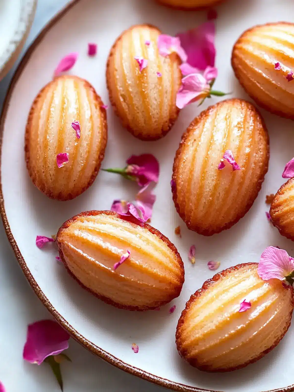 Delightful Rose Madeleines: A Floral Twist on a Classic Treat 4 Rose Madeleines